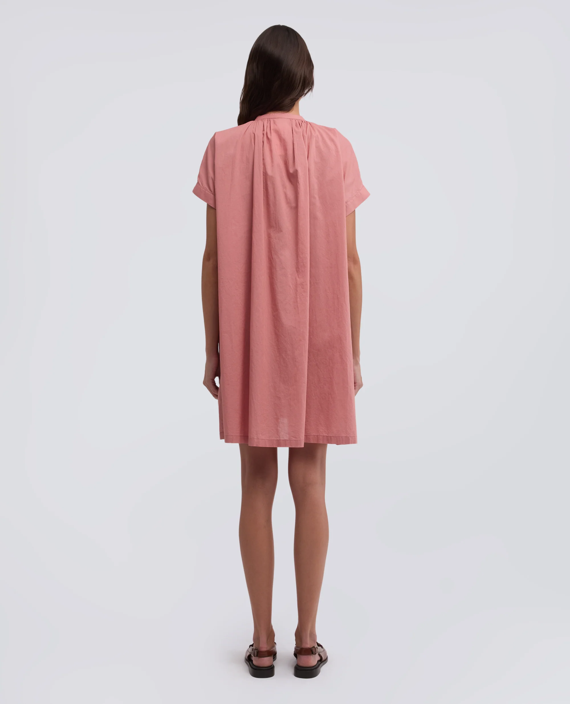 ABITO IN MUSSOLA DI COTONE - ROSA - Image 3