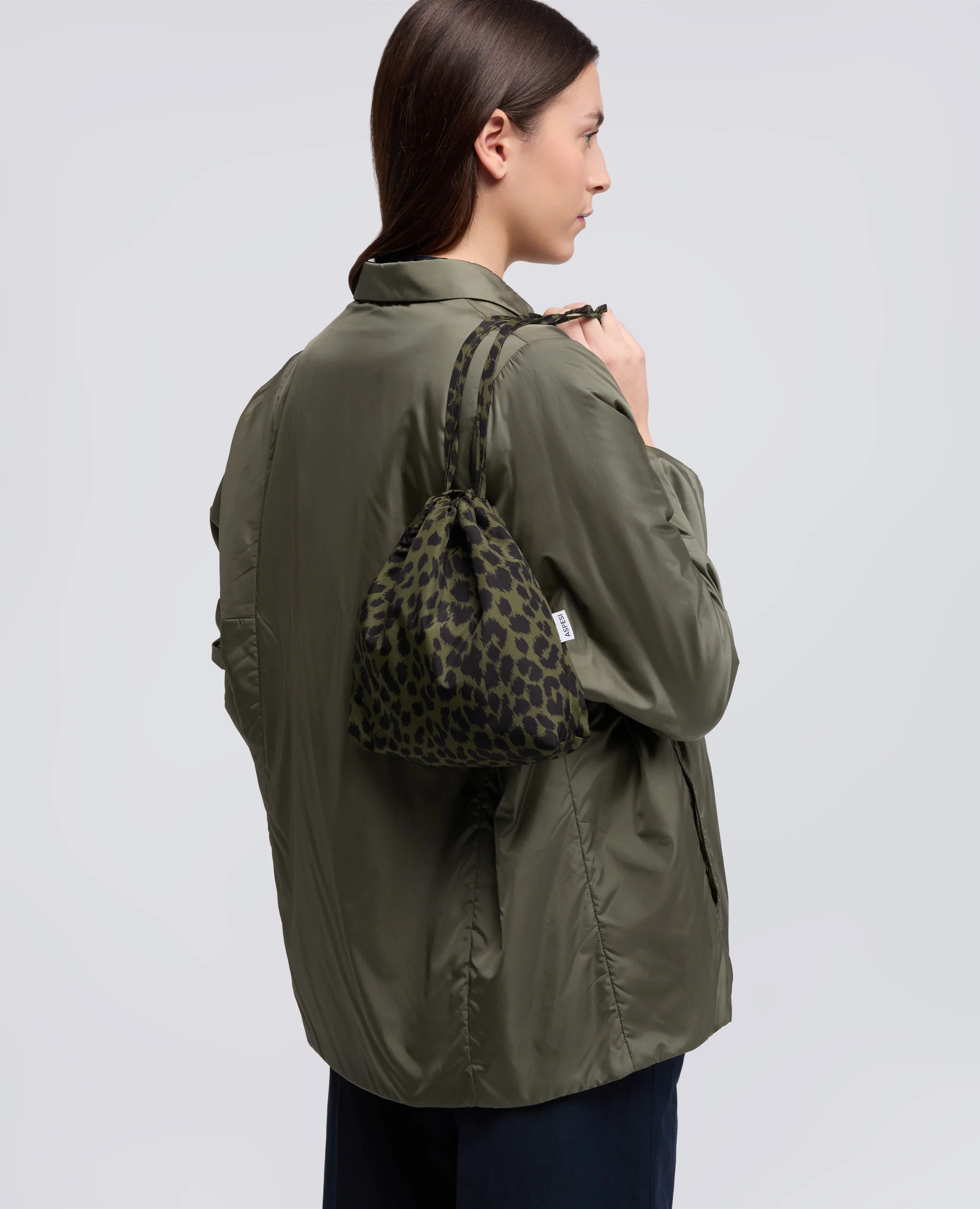 BORSA A SACCHETTO CON TRACOLLA - ANIMALIER - Image 3
