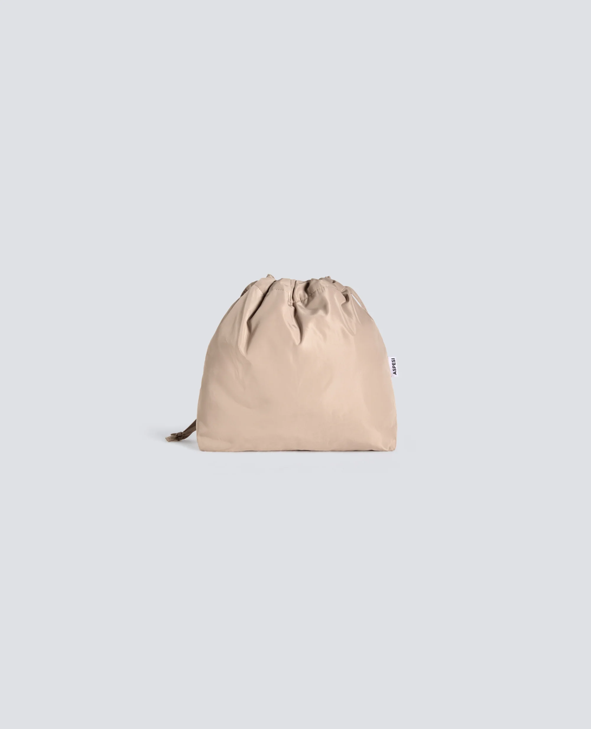 BORSA A SACCHETTO CON TRACOLLA - BEIGE
