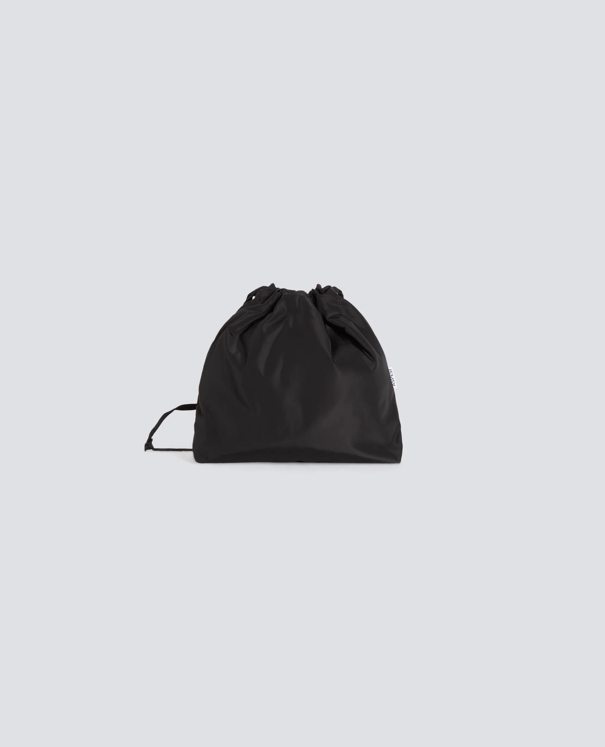 BORSA A SACCHETTO CON TRACOLLA - NERO