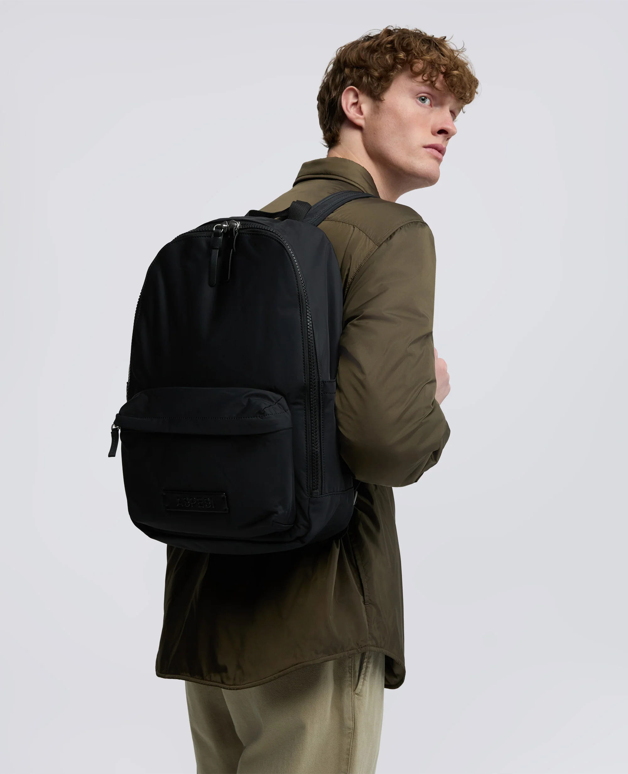 ZAINO IN NYLON RICICLATO - NERO - Image 2