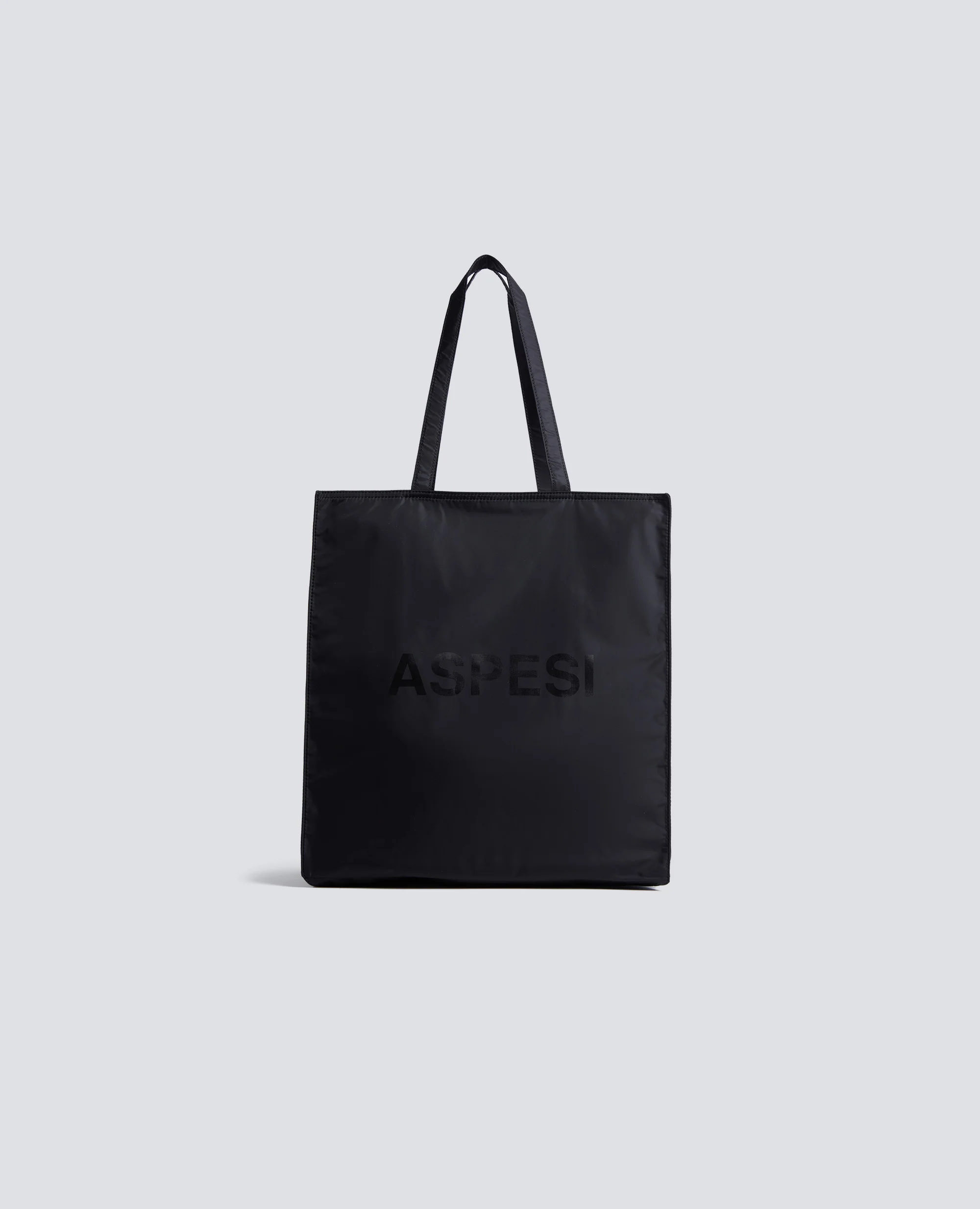 BORSA SHOPPING IN NYLON - NERO