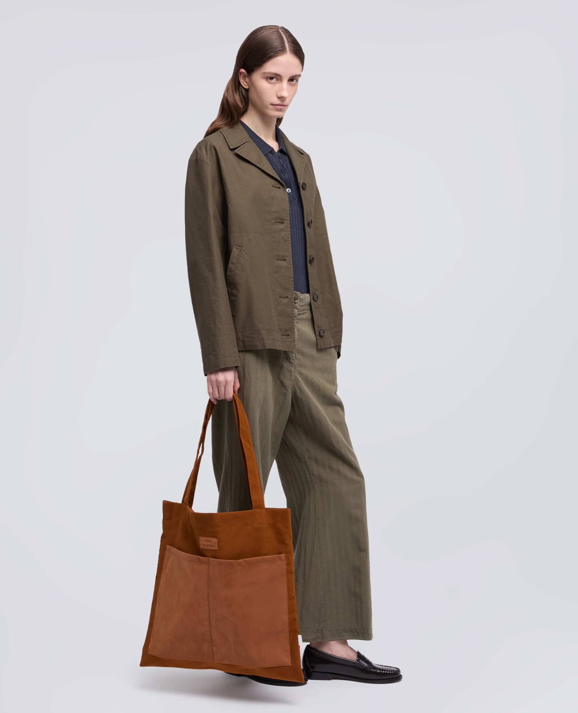 BORSA SHOPPING IN ALCANTARA® - RUGGINE - Image 3