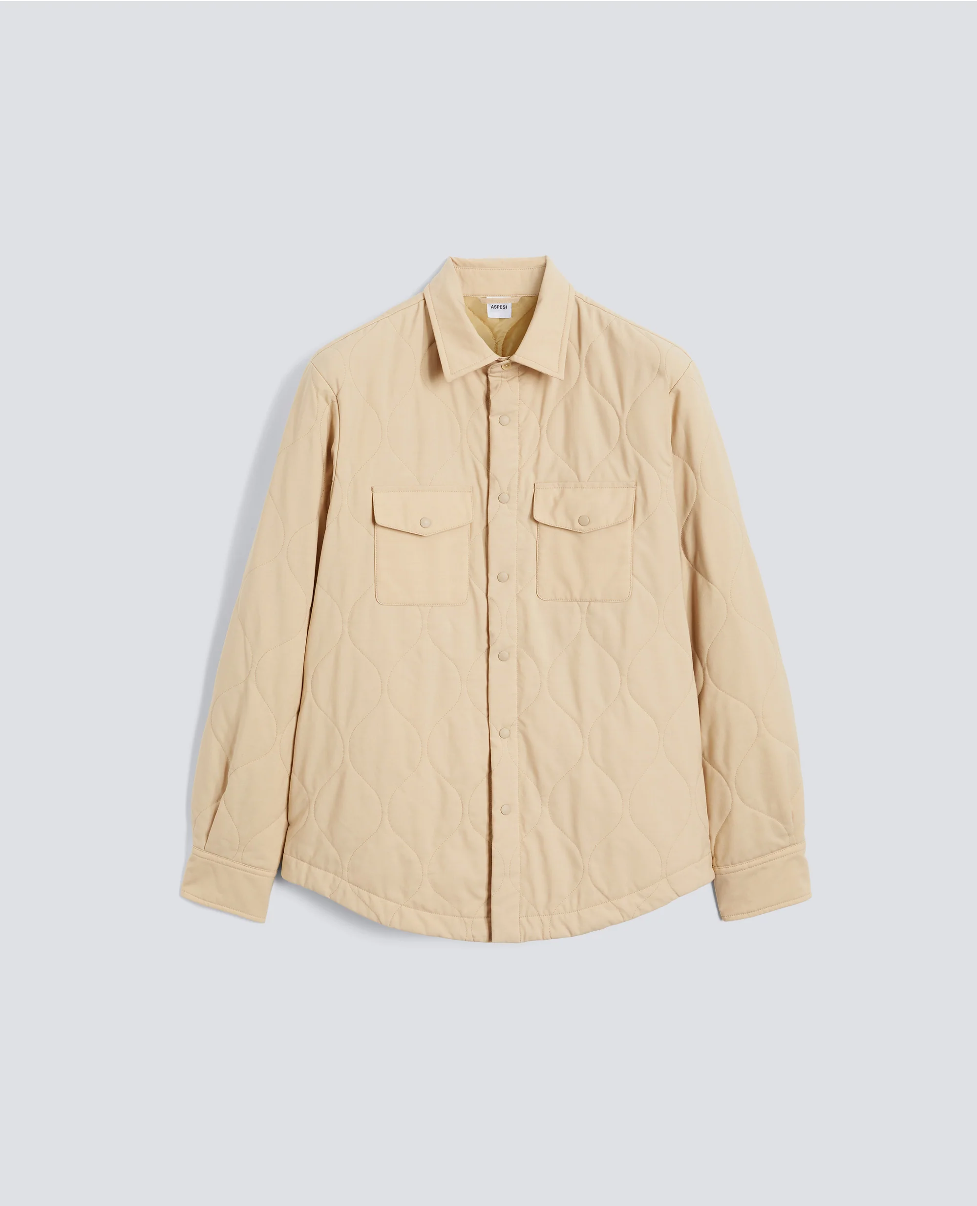 CAMICIA MOD. 13 IN LANA-POLIESTERE - NATURALE
