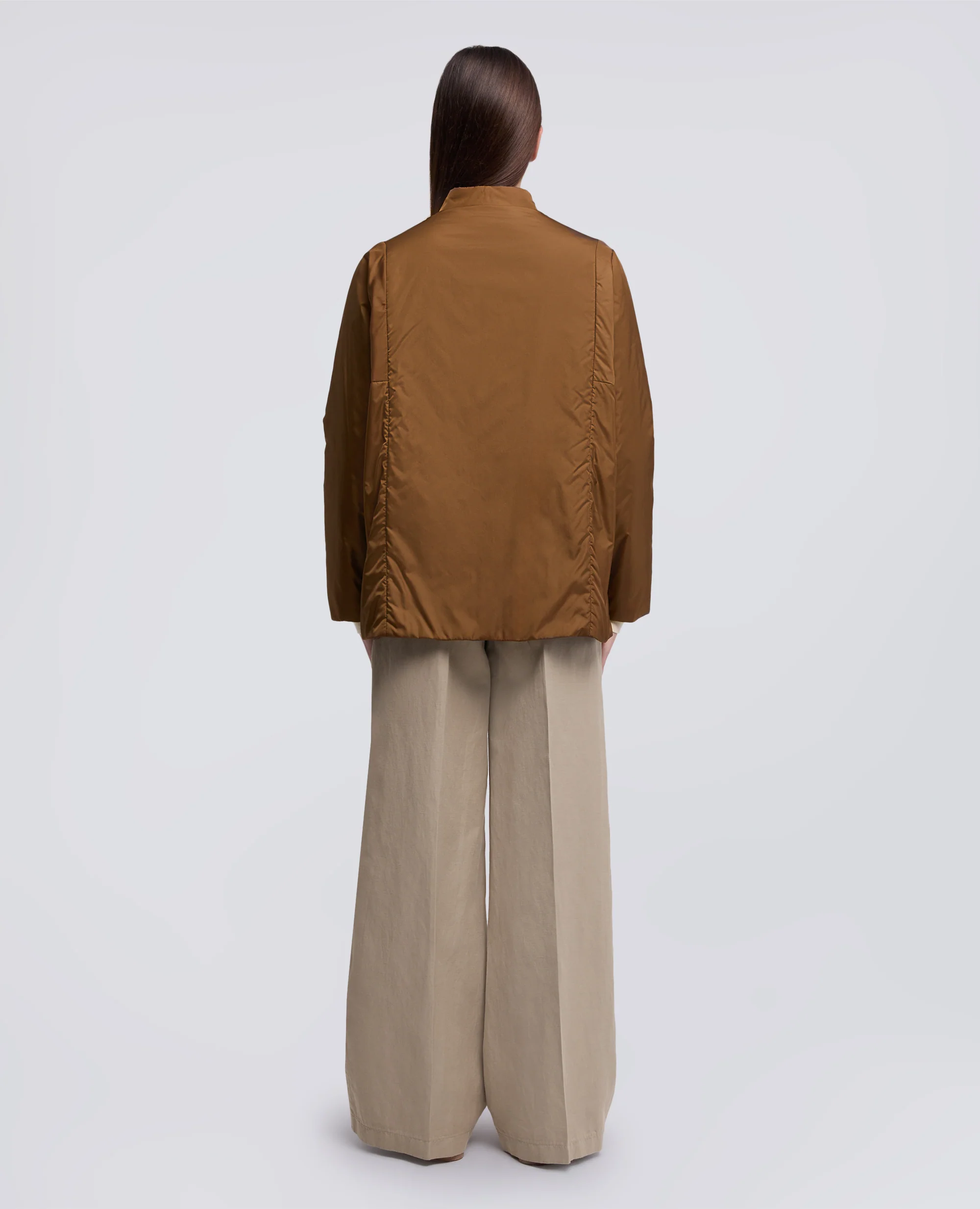 CAMICIA IMBOTTITA IN NYLON - BISCOTTO - Image 3