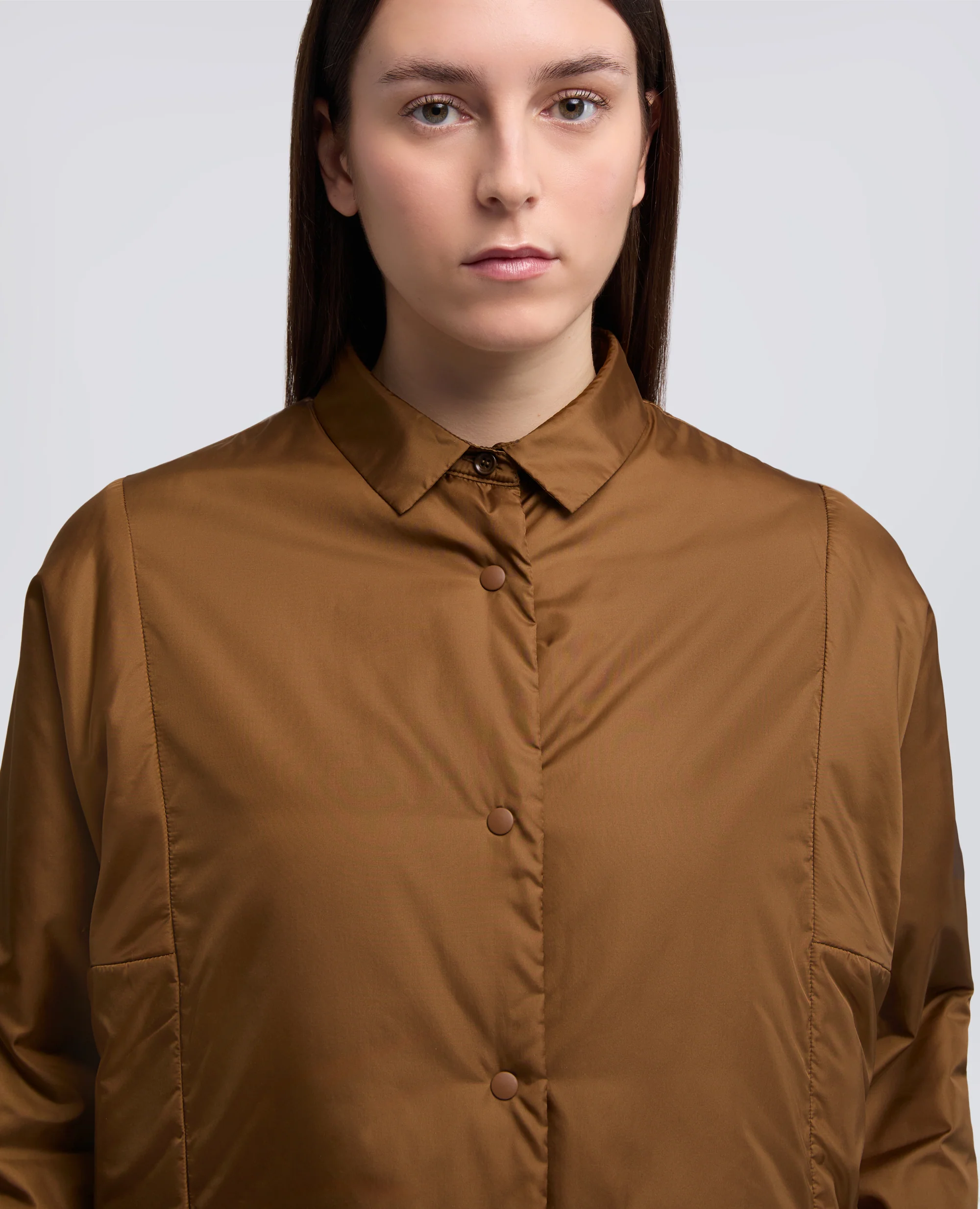 CAMICIA IMBOTTITA IN NYLON - BISCOTTO - Image 4