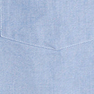 CAMICIA IN COTONE OXFORD CON COLLO BUTTON DOWN - AZZURRO - Image 5