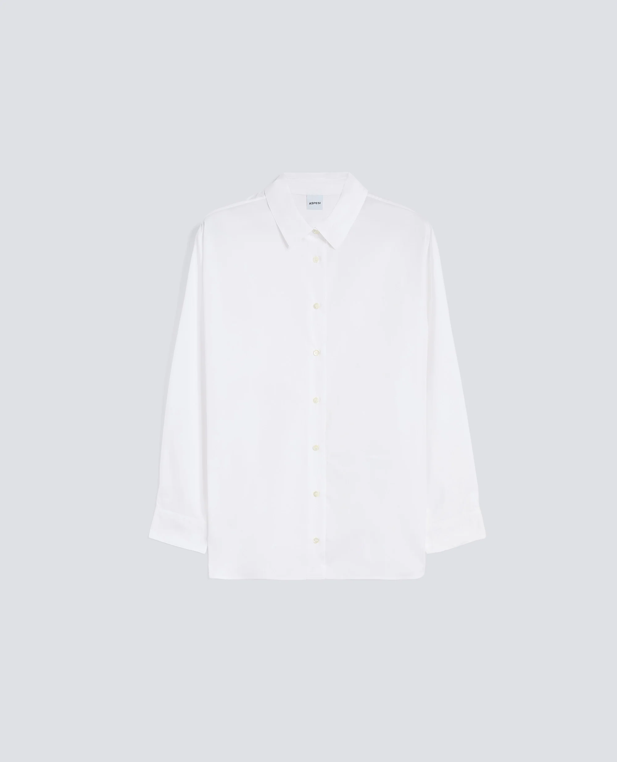 CAMICIA IN POPELINE DI COTONE - BIANCO