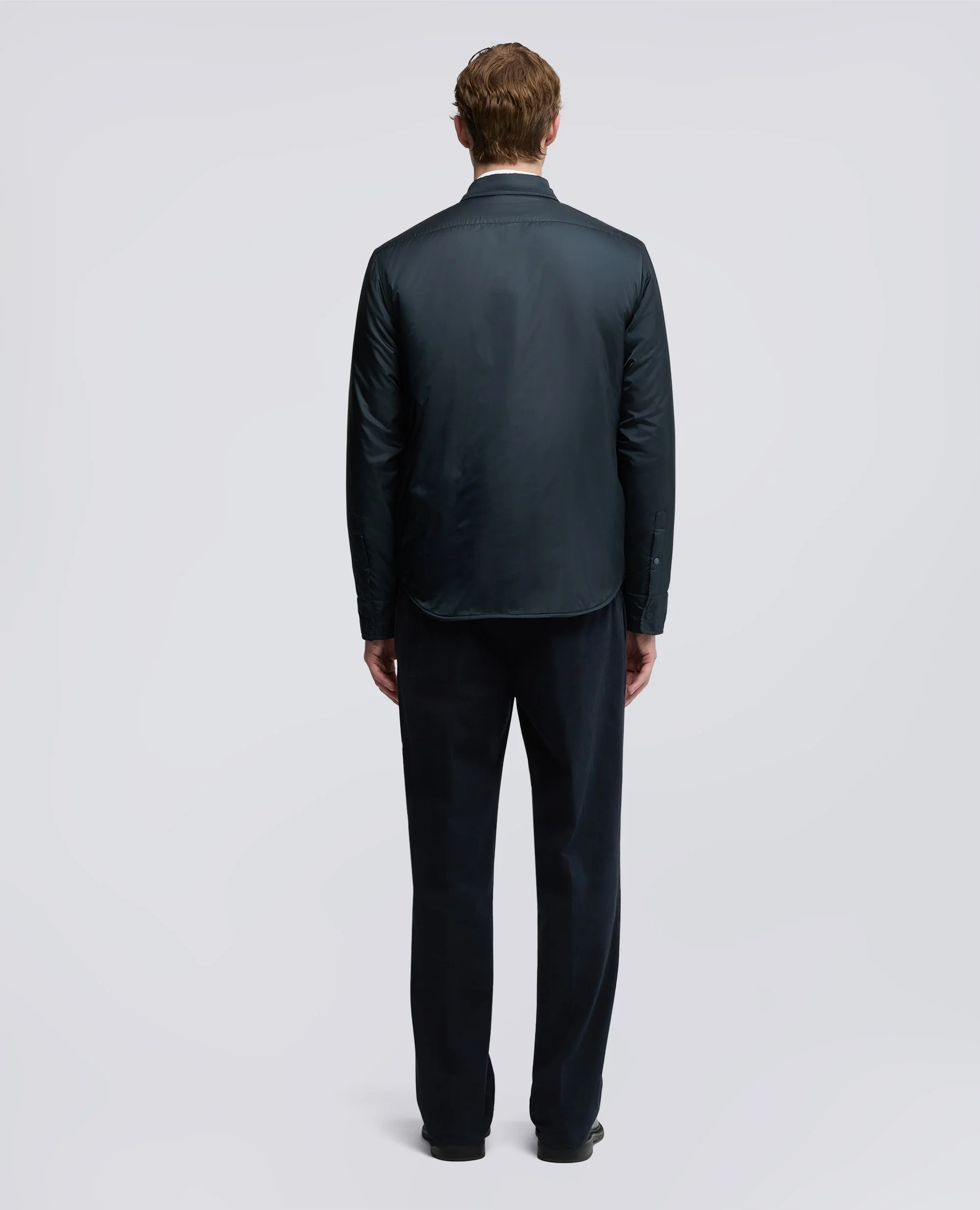 OVERSHIRT IN NYLON IDROREPELLENTE - NAVY - Image 3