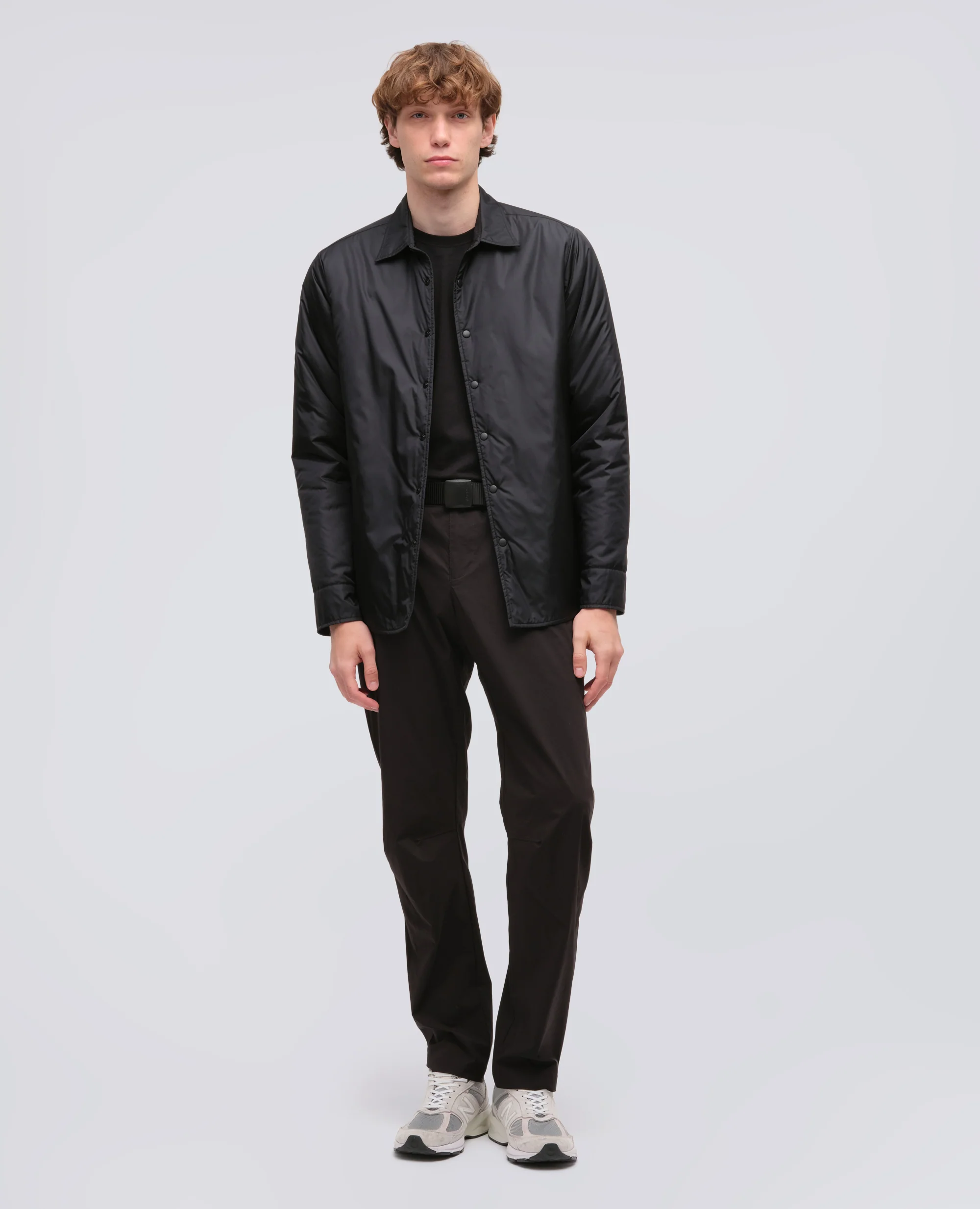 OVERSHIRT IN NYLON IDROREPELLENTE - NERO - Image 2
