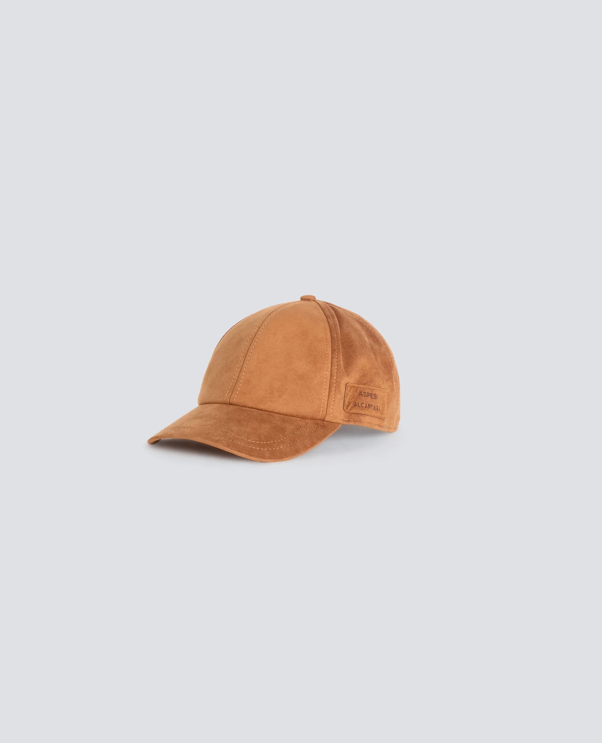 CAPPELLO IN ALCANTARA® CON VISIERA - RUGGINE