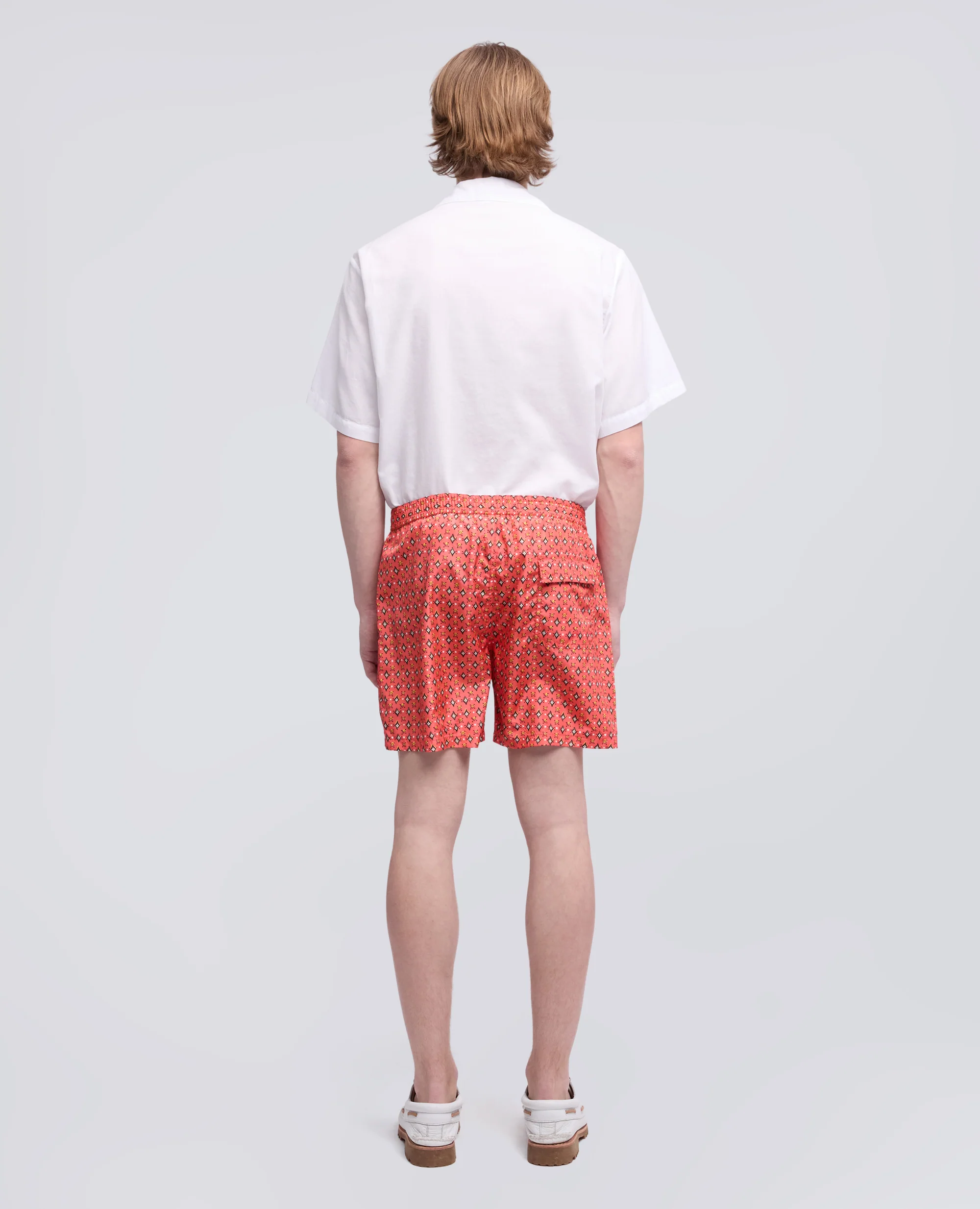 COSTUME IN POLIESTERE STAMPATO WATER REPELLENT - STAMP ARANCIO - Image 3