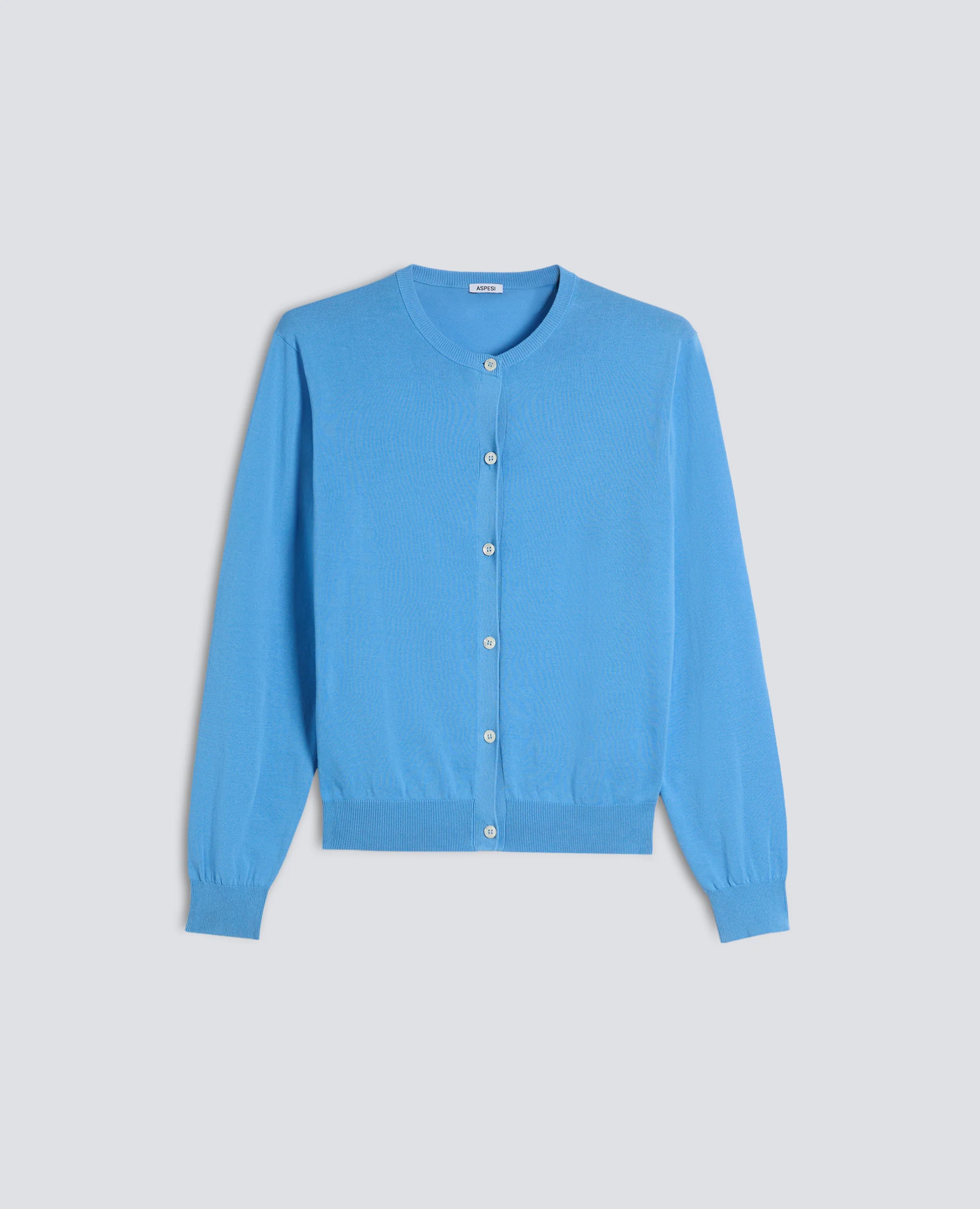 CARGIDAN GIROCOLLO IN COTONE - AZZURRO
