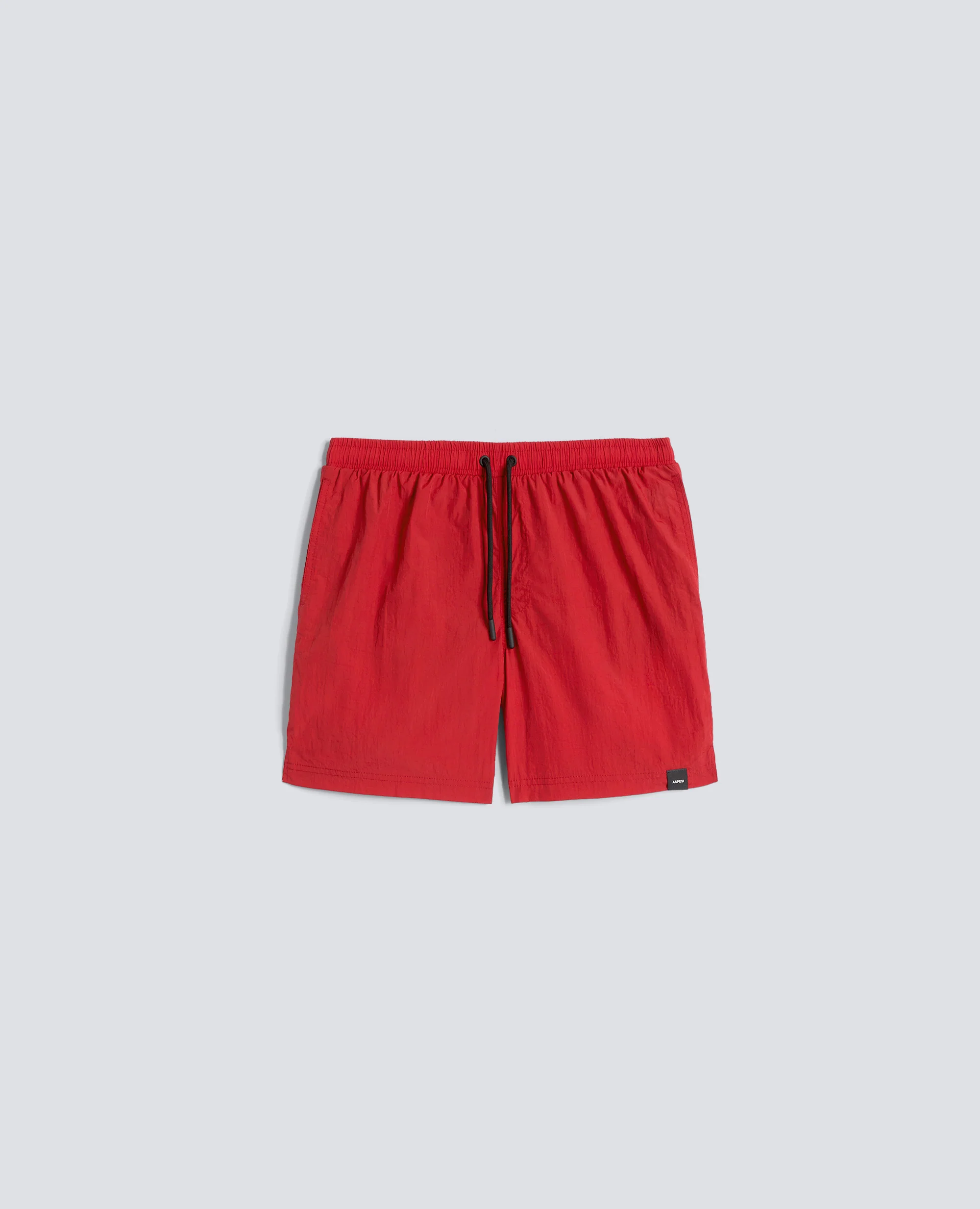 COSTUME IN NYLON CRINKLE - ROSSO