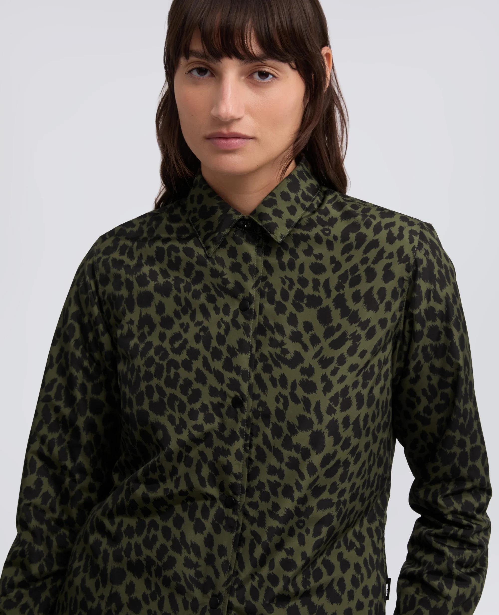 GIACCA CAMICIA GLUE IN NYLON - ANIMALIER - Image 4
