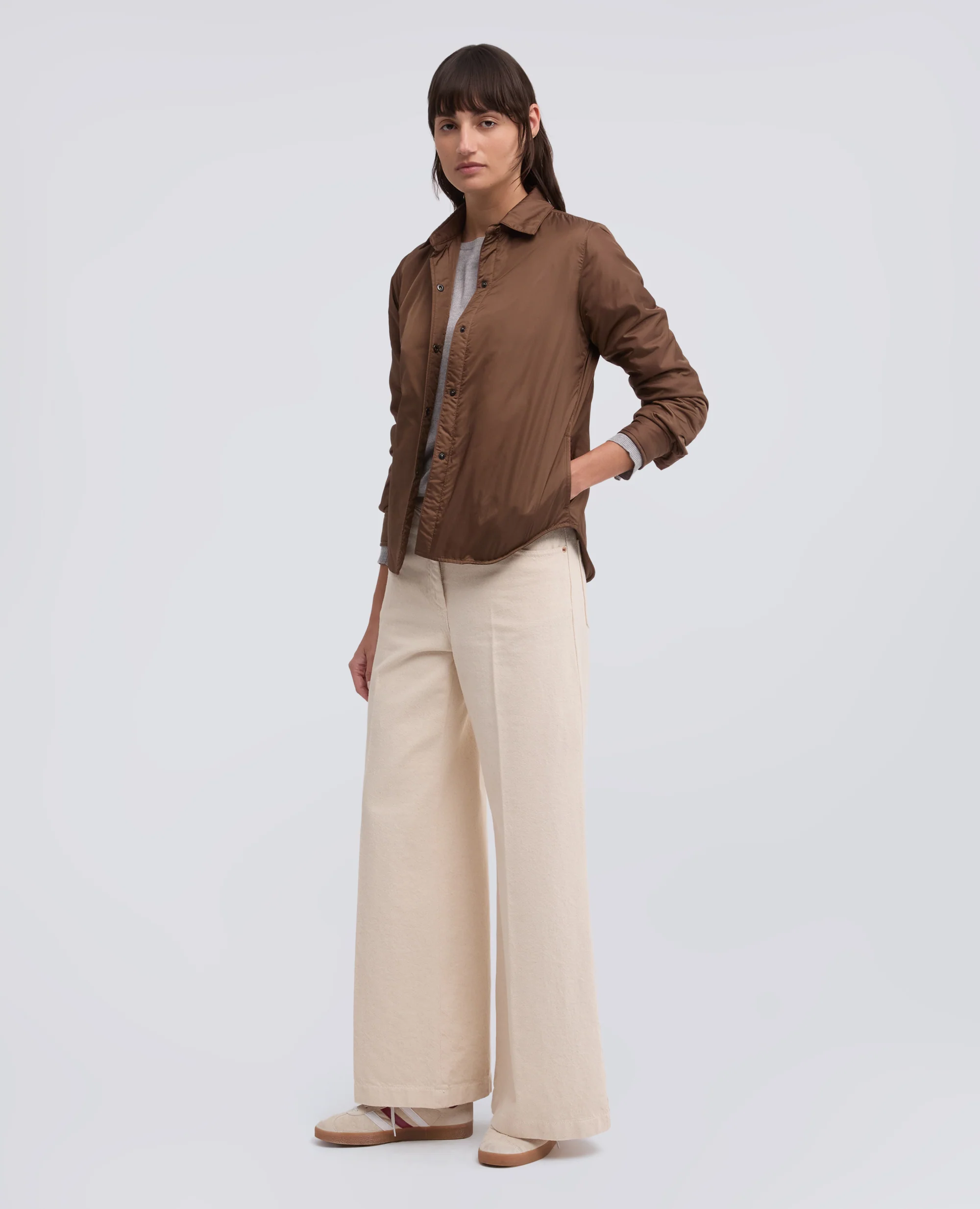 GIACCA CAMICIA GLUE IN NYLON - BISCOTTO - Image 2