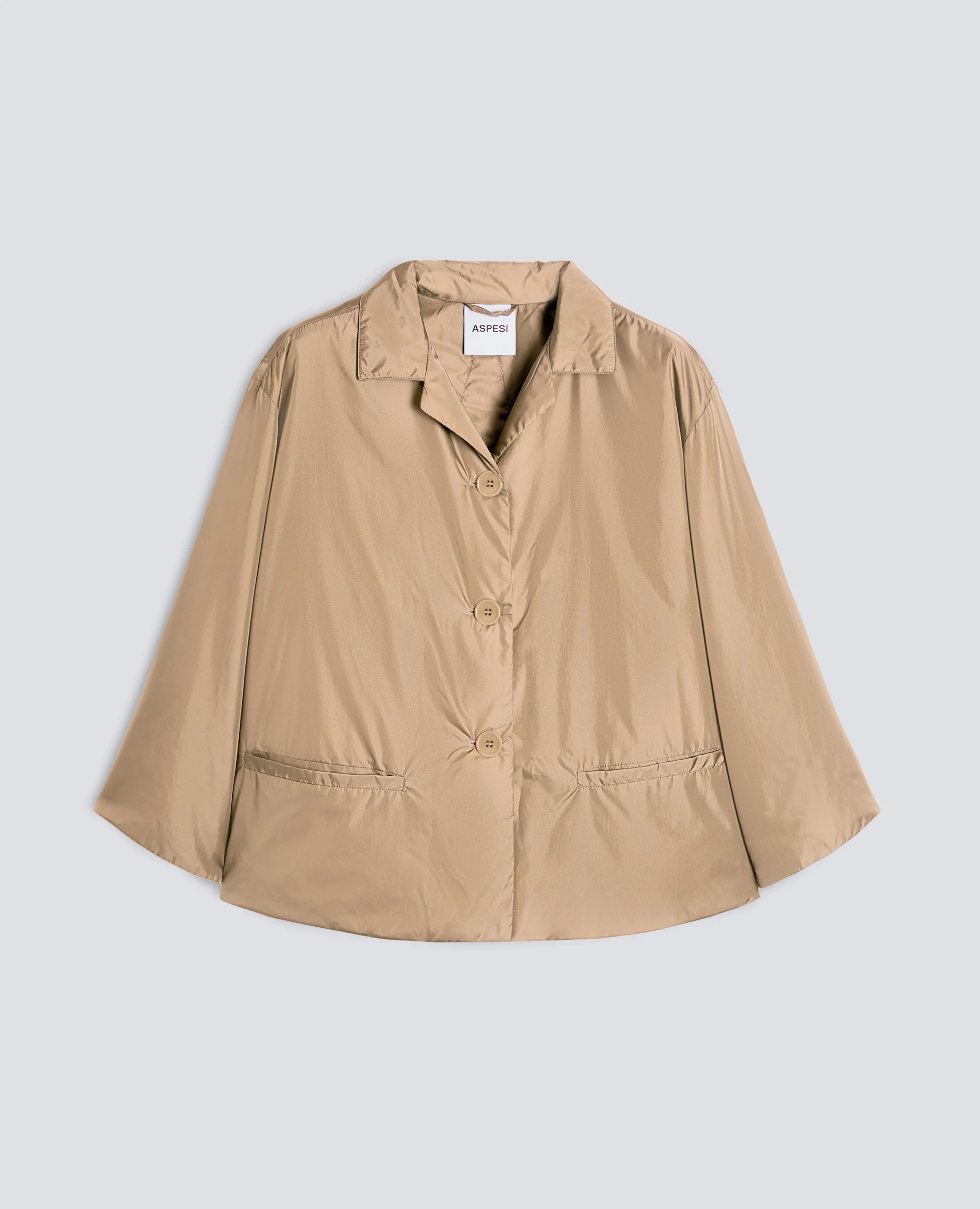 GIACCA IN NYLON - BEIGE