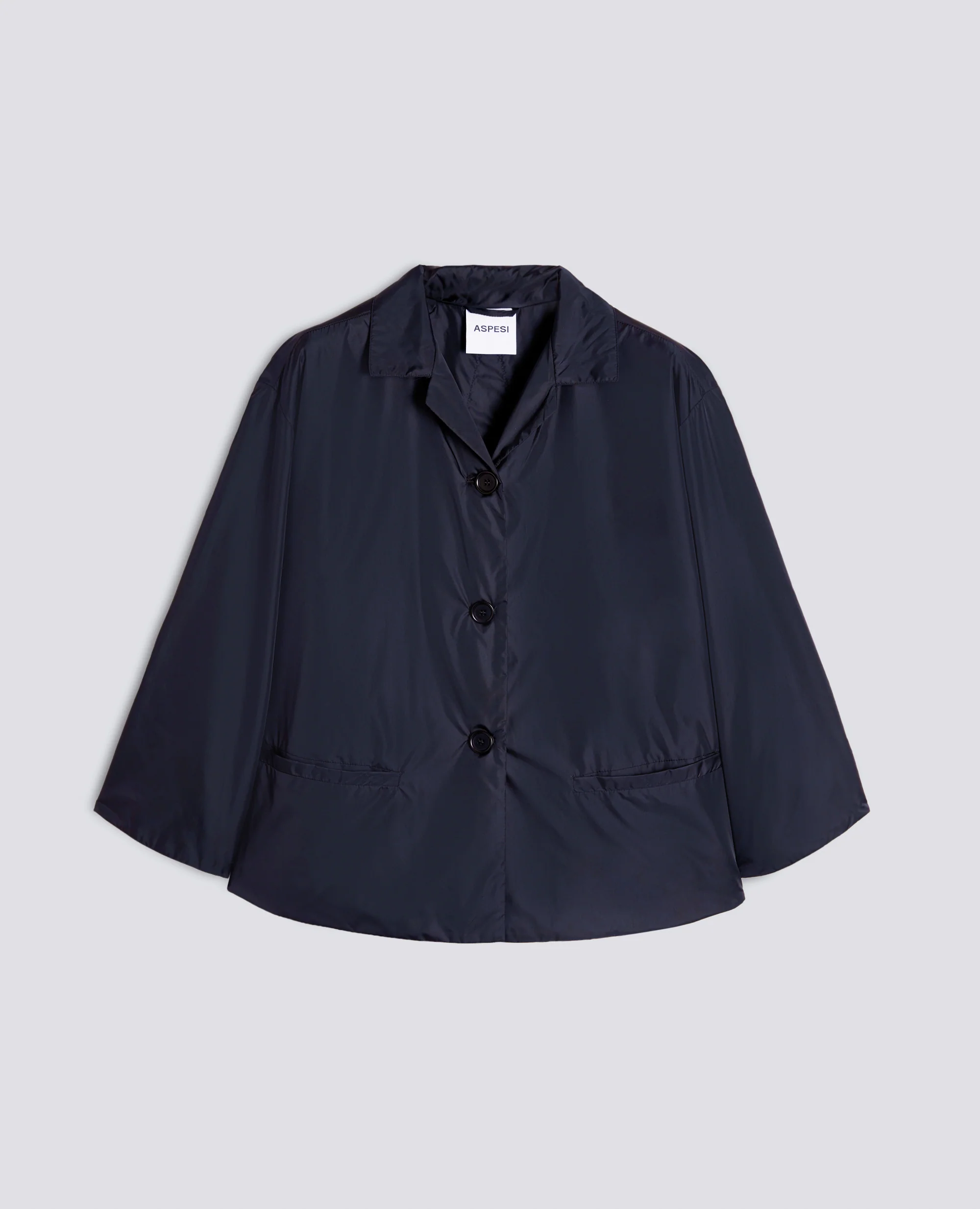 GIACCA IN NYLON - NAVY