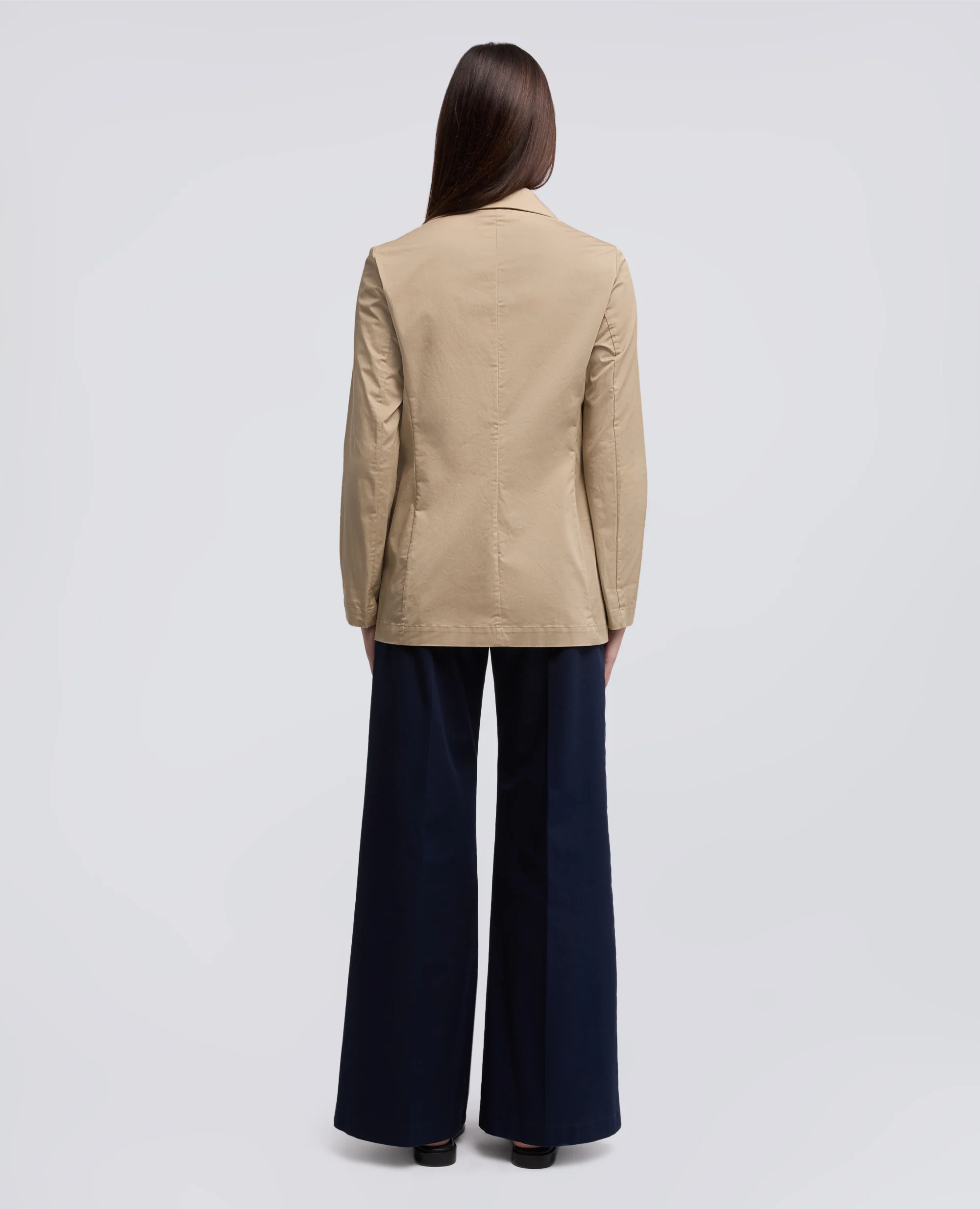 GIACCA MONOPETTO DECOSTRUITA IN TWILL DI COTONE STRETCH - COLONIALE - Image 3