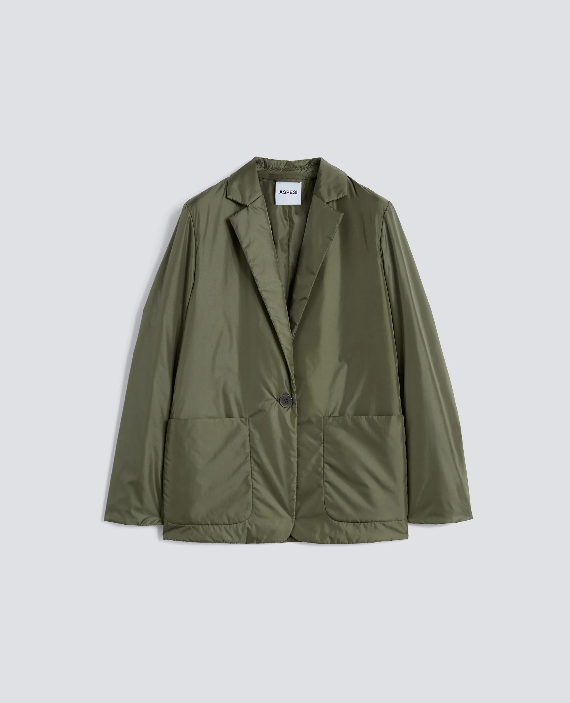 GIACCA IN NYLON IMBOTTITA - OLIVA