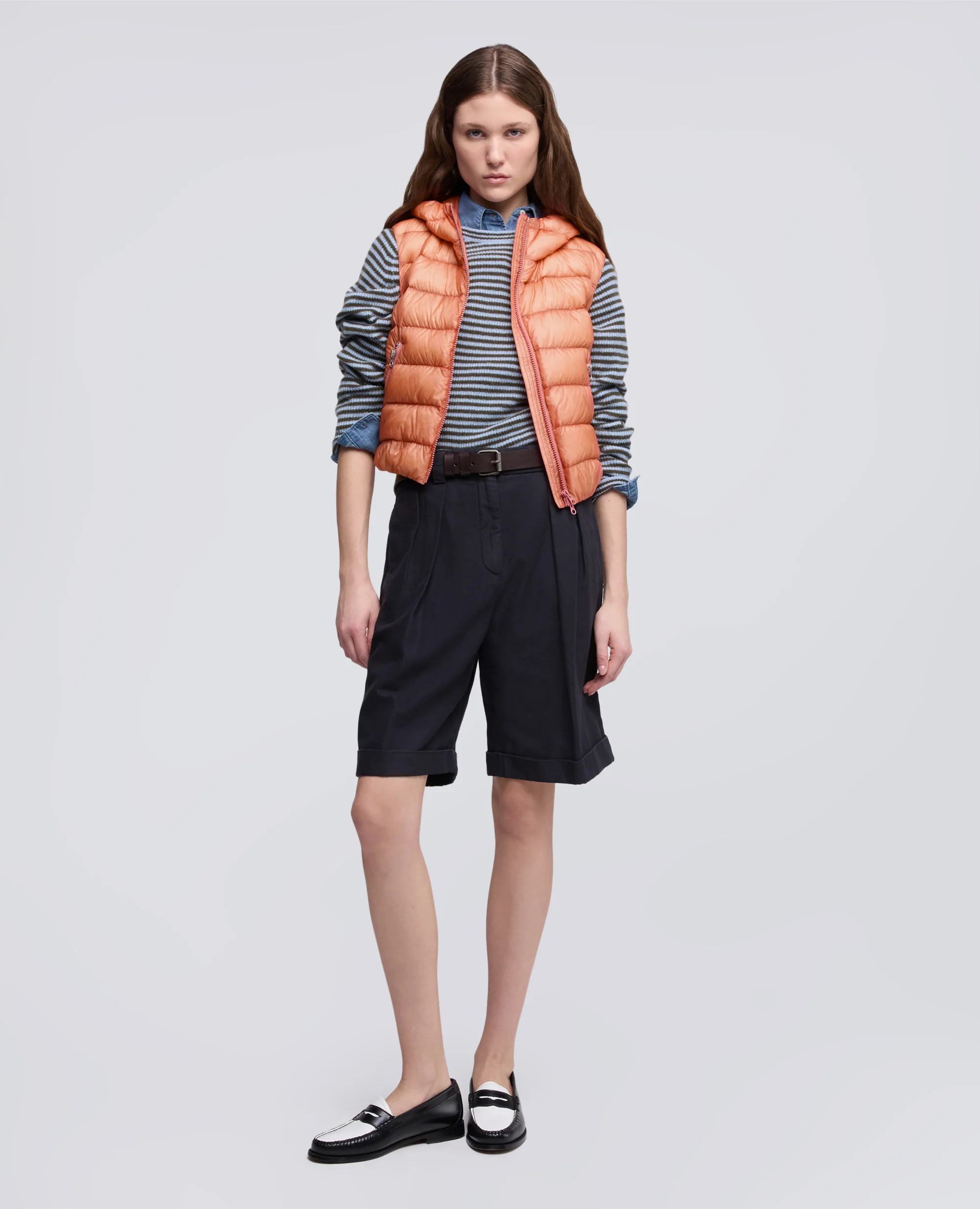 GILET IN NYLON RIPSTOP ULTRALIGHT - ROSA ANTICO - Image 2