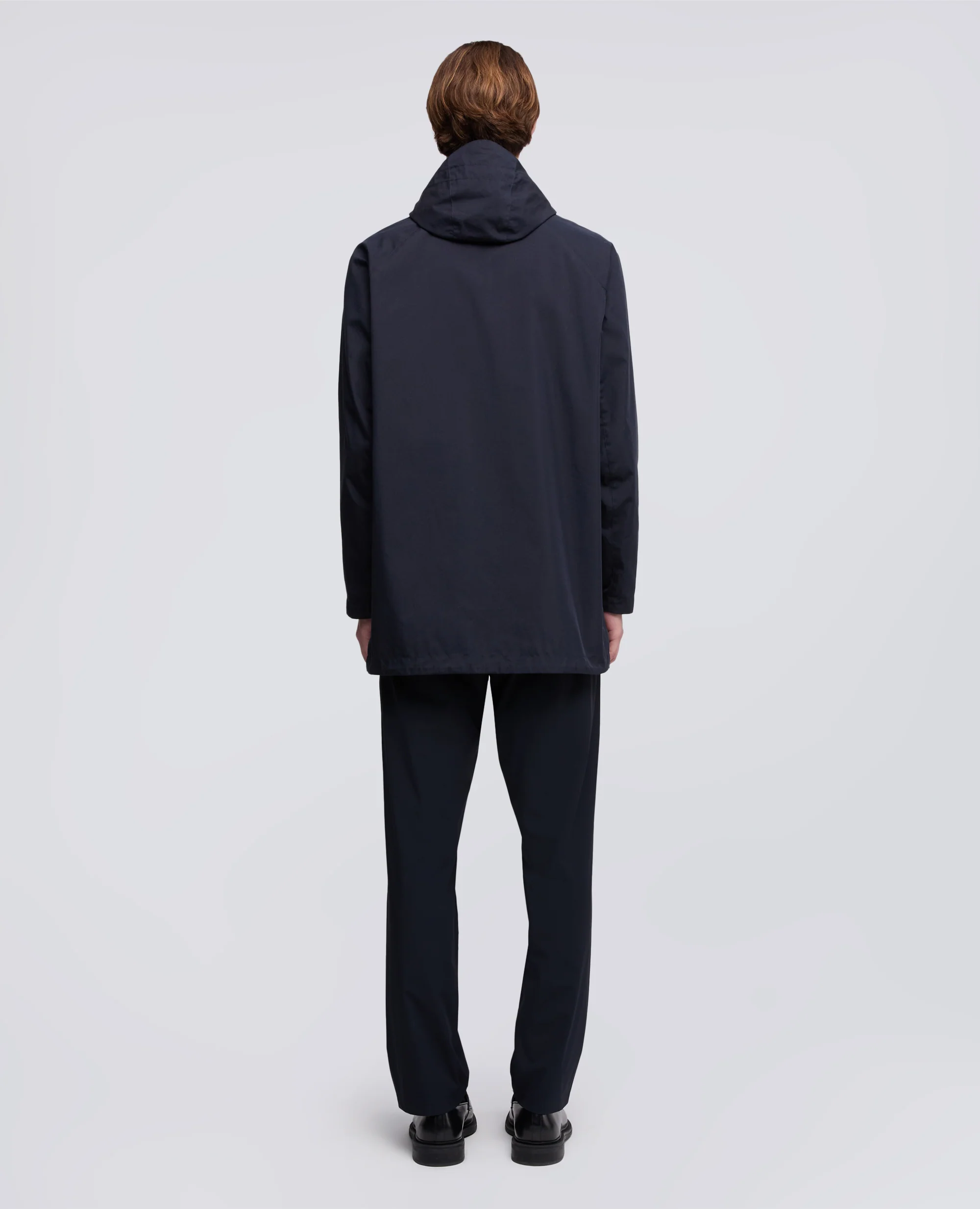 GIUBBOTTO REVERSIBILE IN TWILL DI COTONE E POLIAMMIDE - NAVY - Image 3
