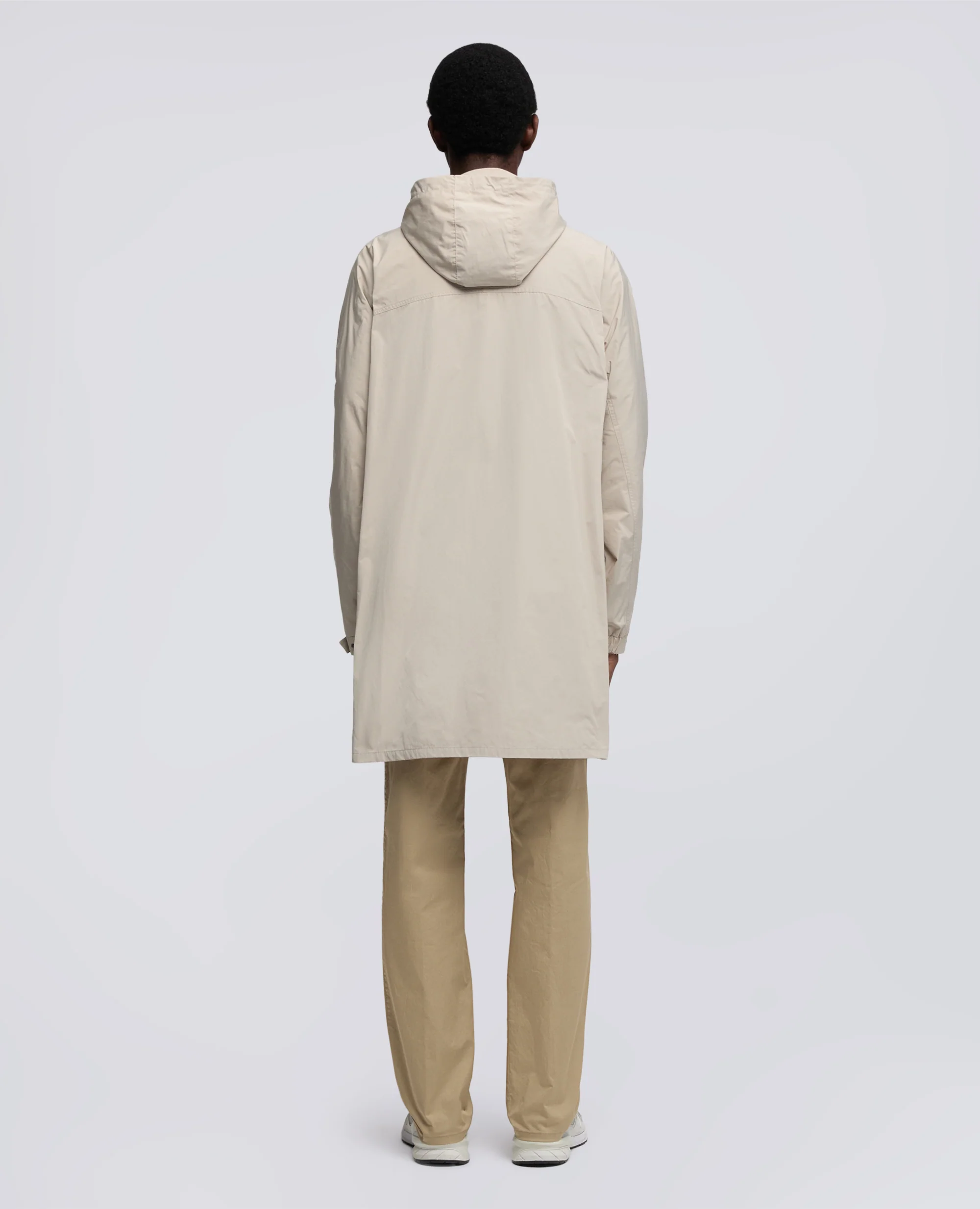 IMPERMEABILE REALIZZATO IN TAFFETAS DI POLIESTERE - BEIGE - Image 3