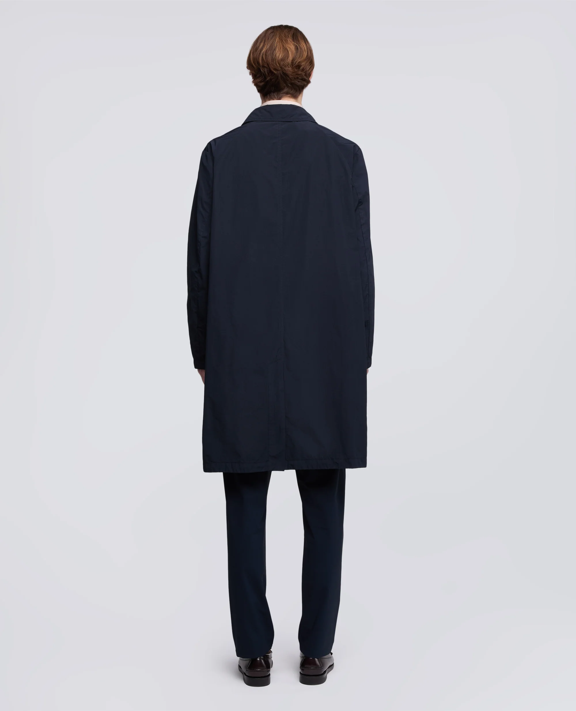 IMPERMEABILE IN POLY-NYLON - NAVY - Image 3