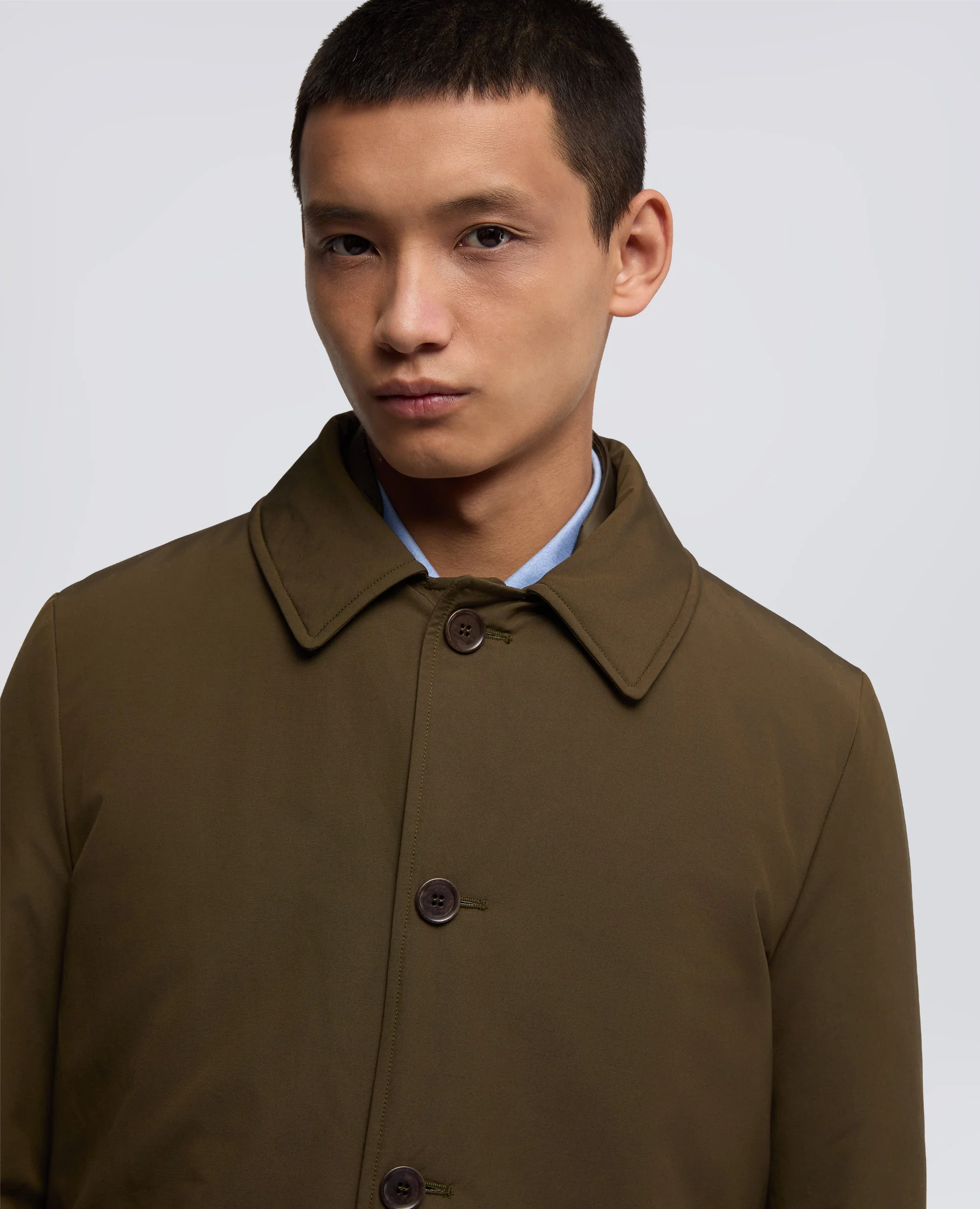 IMPERMEABILE VODKA LE IN COTONE NYLON - MILITARE - Image 4