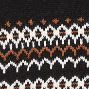 MAGLIA GIROCOLLO IN MISTO COTONE, CANAPA E LANA - FONDO NERO - Image 5