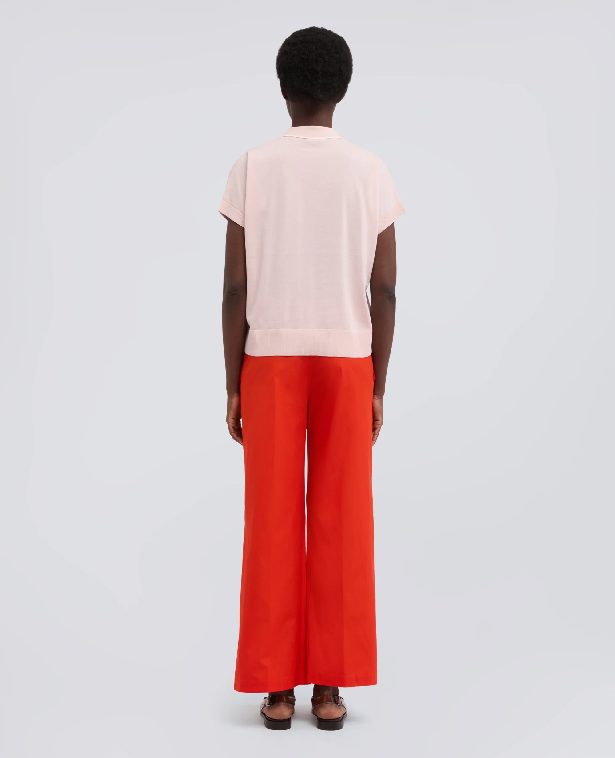 MAGLIA IN PURO COTONE - ROSA - Image 3