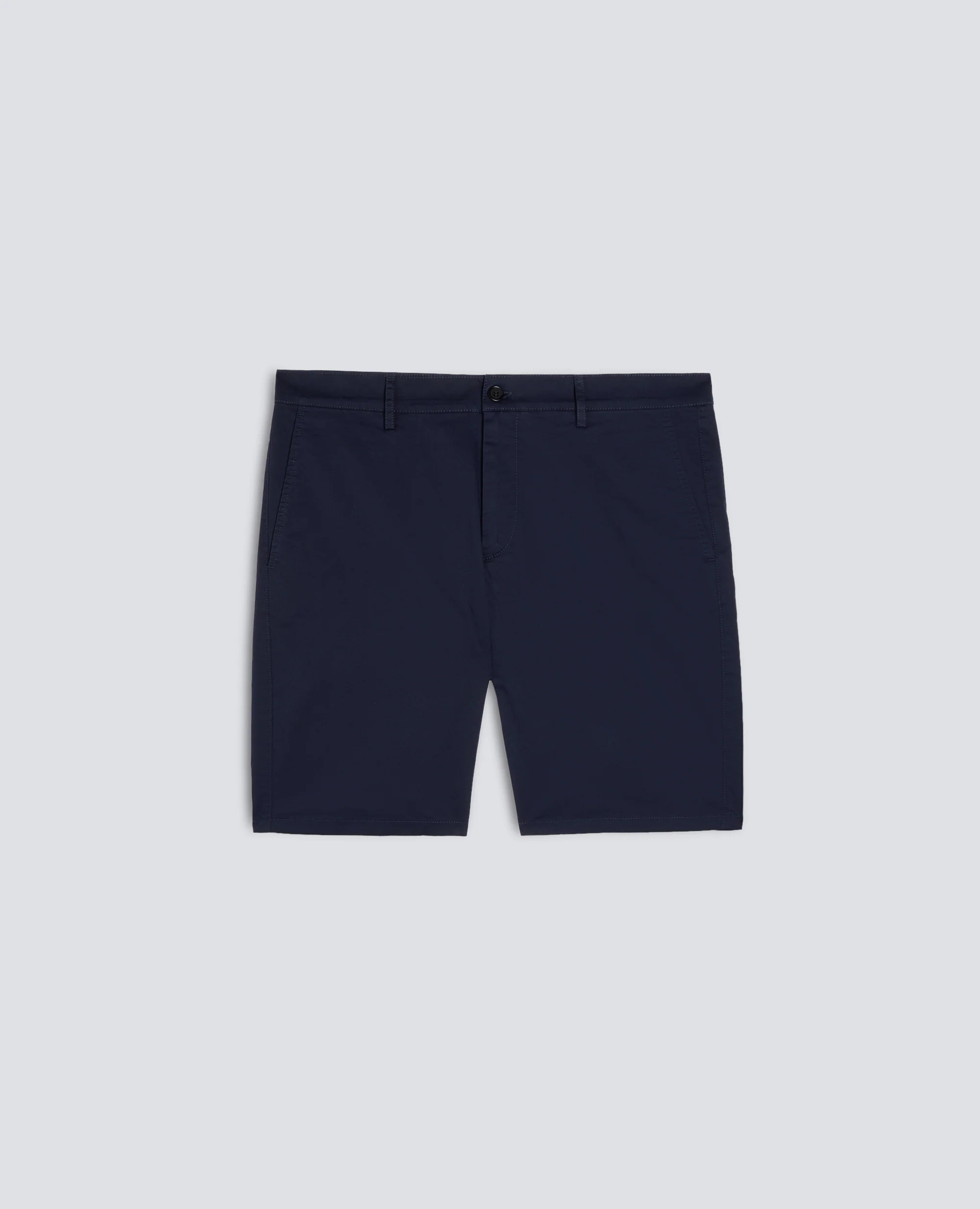 BERMUDA IN TWILL DI COTONE STRETCH - NAVY