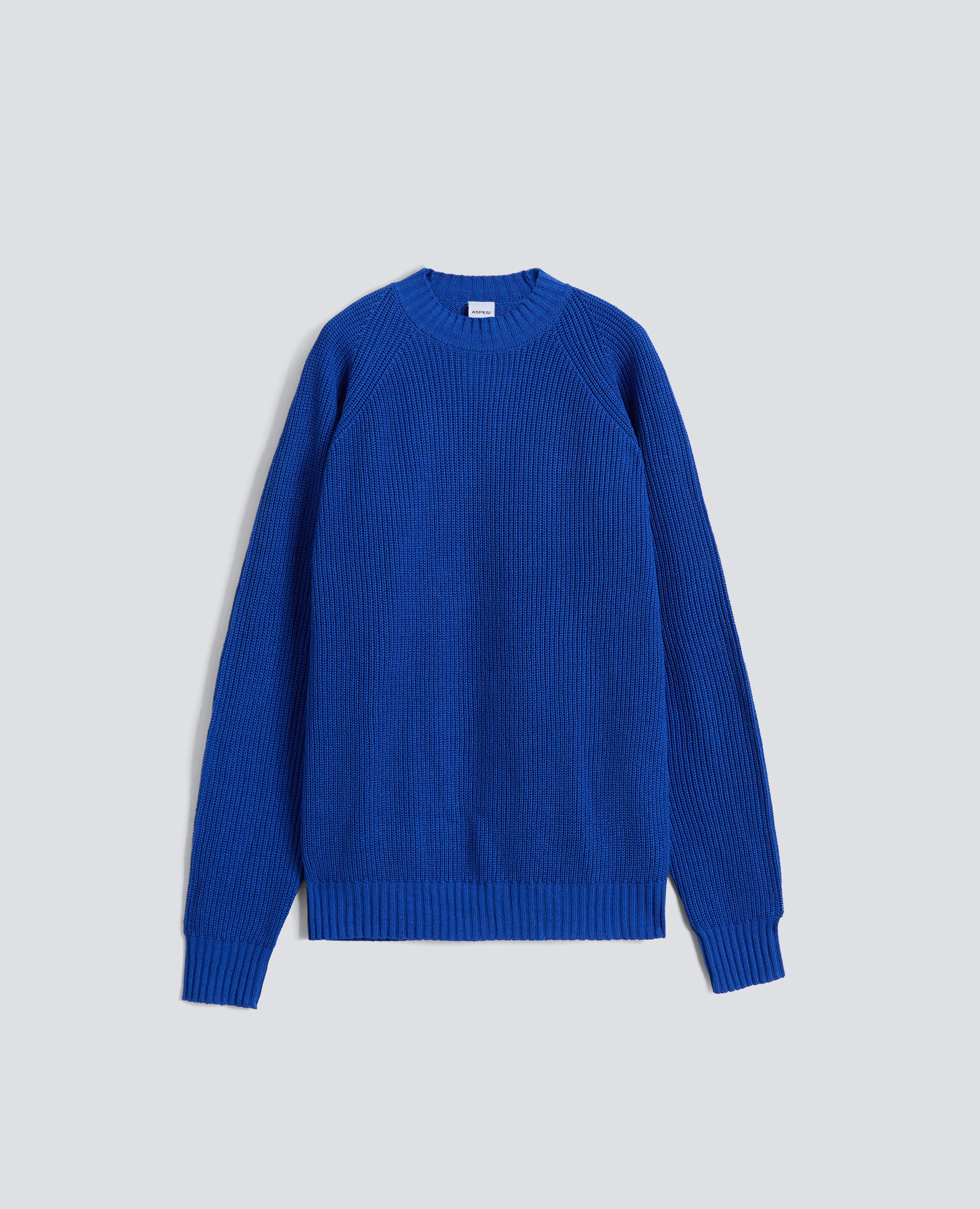MAGLIA GIROCOLLO IN FILATO DI COTONE - BLUETTE