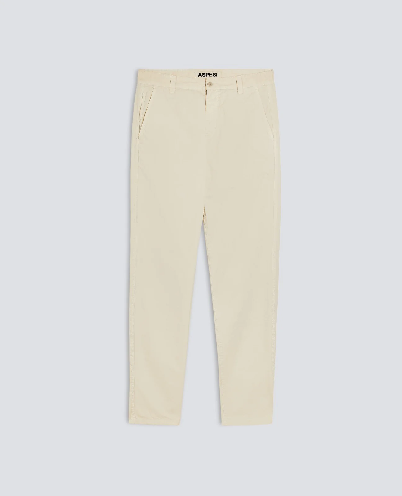 PANTALONE CHINO IN TELA DI COTONE - SASSO