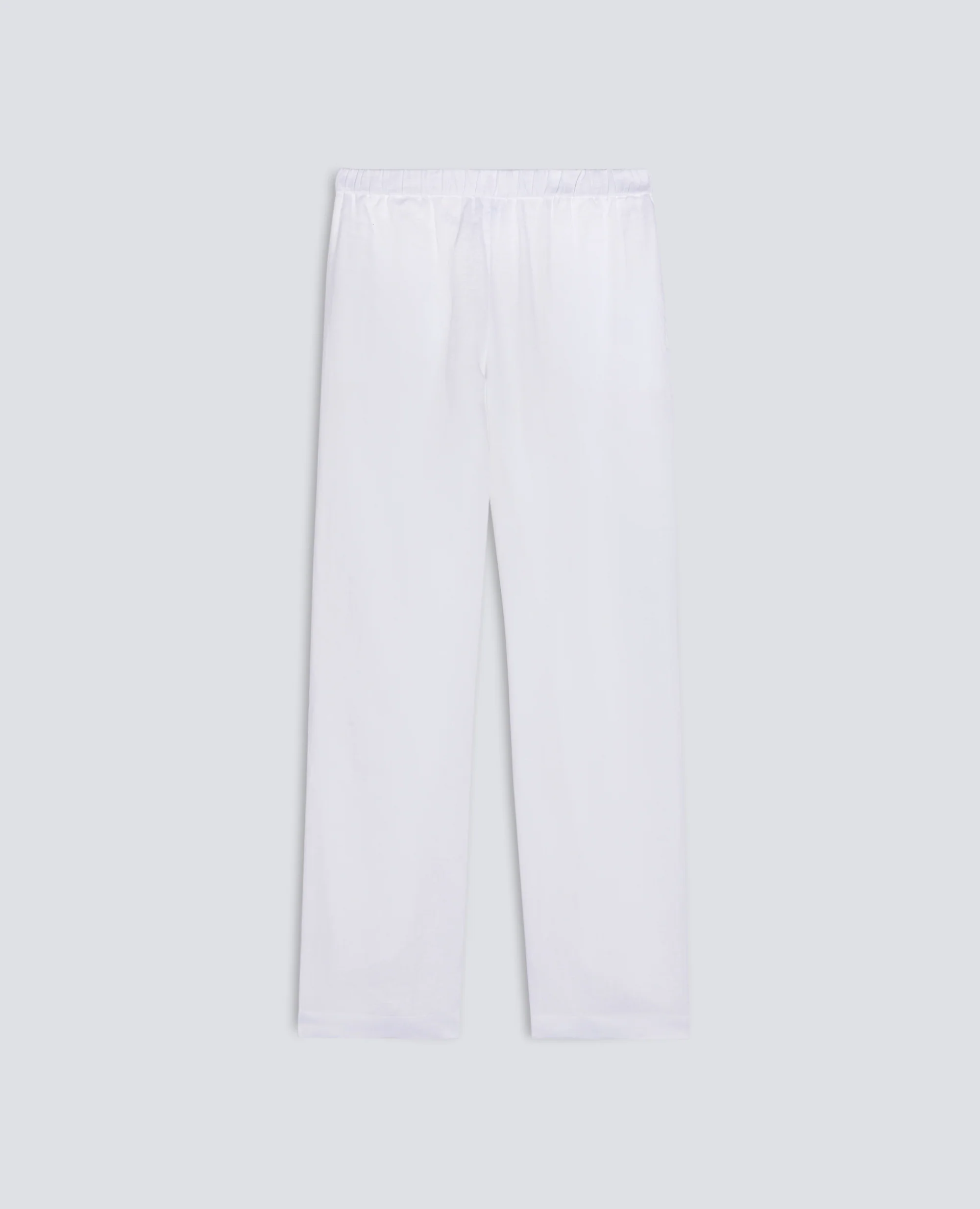 PANTALONE IN LINO - BIANCO