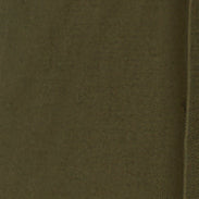 PANTALONE IN GABARDINA DI COTONE CON PINCES - MILITARE - Image 5