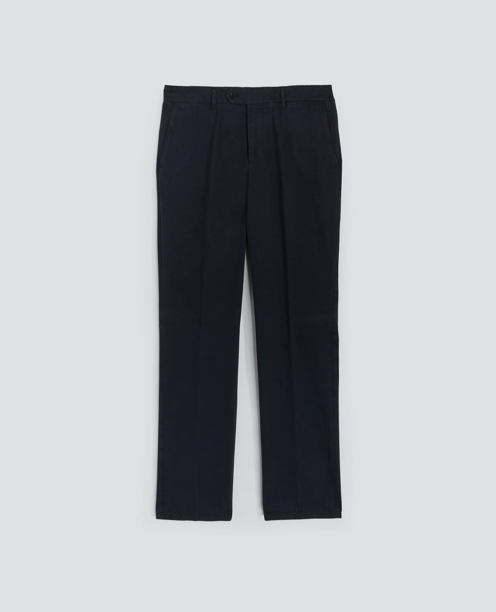 PANTALONE NEW HERMAN IN GABARDINA DI COTONE - NAVY