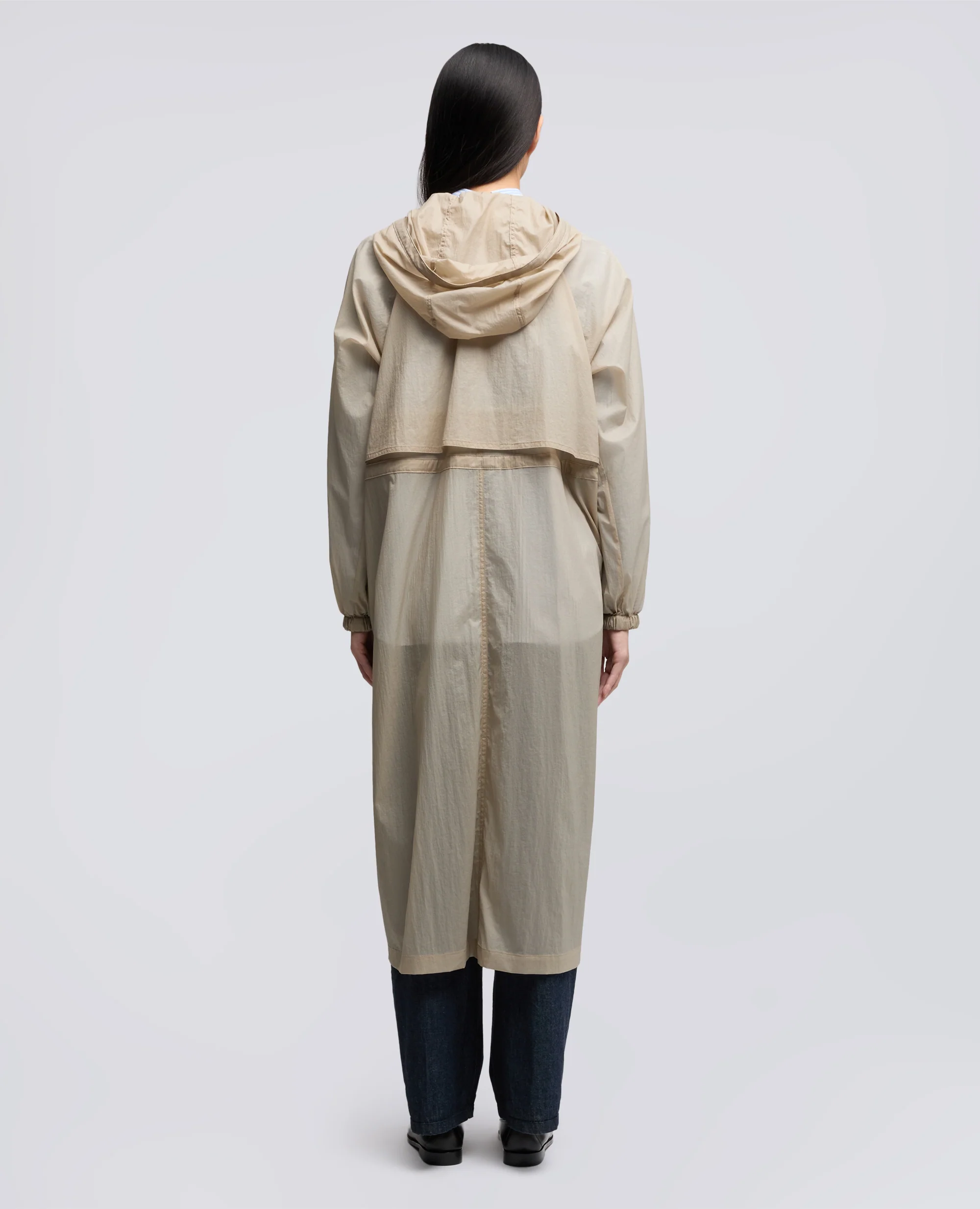 PARKA SFODERATO IN NYLON - SABBIA - Image 3