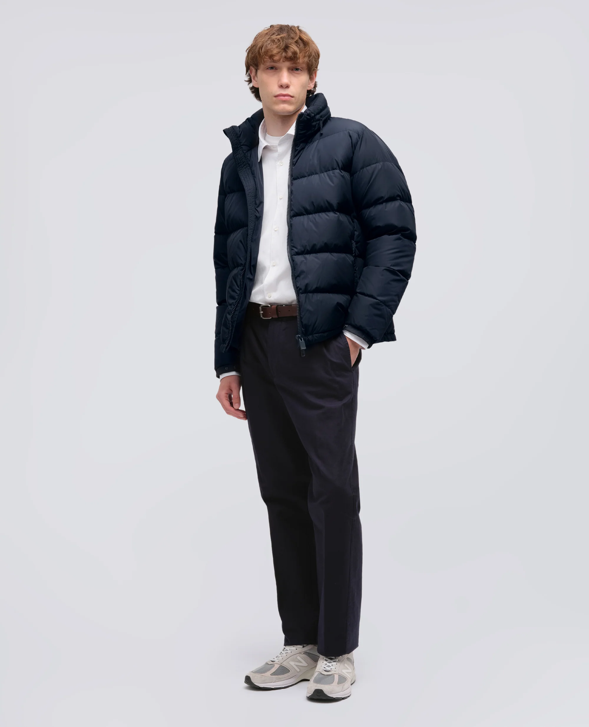 PIUMINO POCOELASTICO RE IN NYLON - NAVY - Image 2