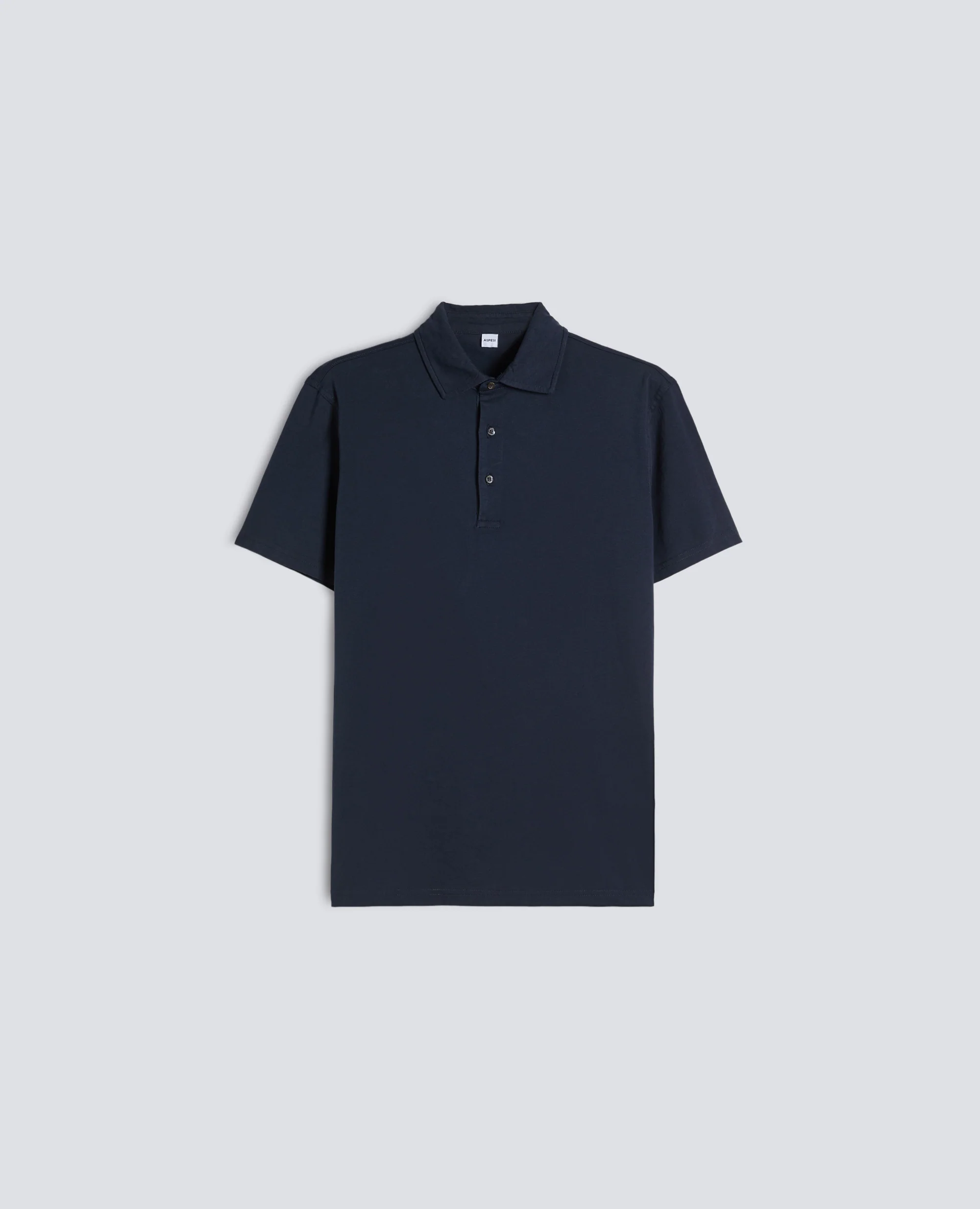 POLO IN JERSEY DI COTONE - NAVY