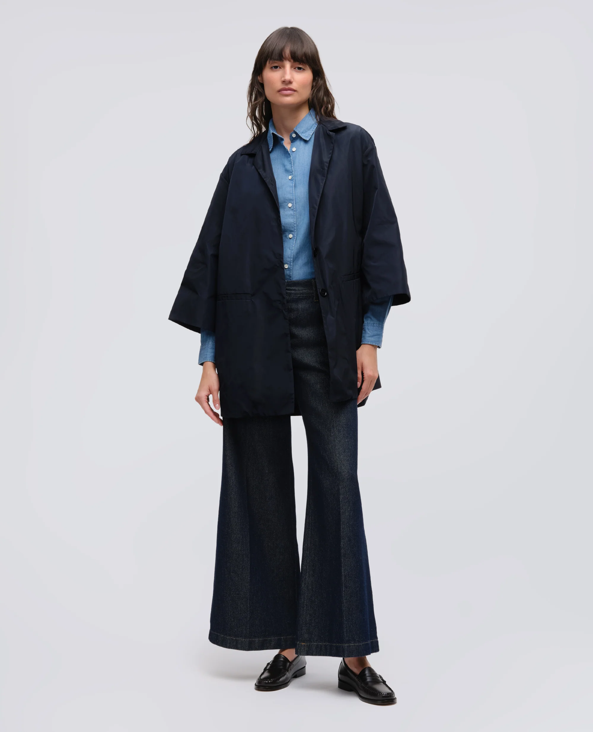 SOPRABITO IN TAFFETA TECNICO - BLU NERO - Image 2