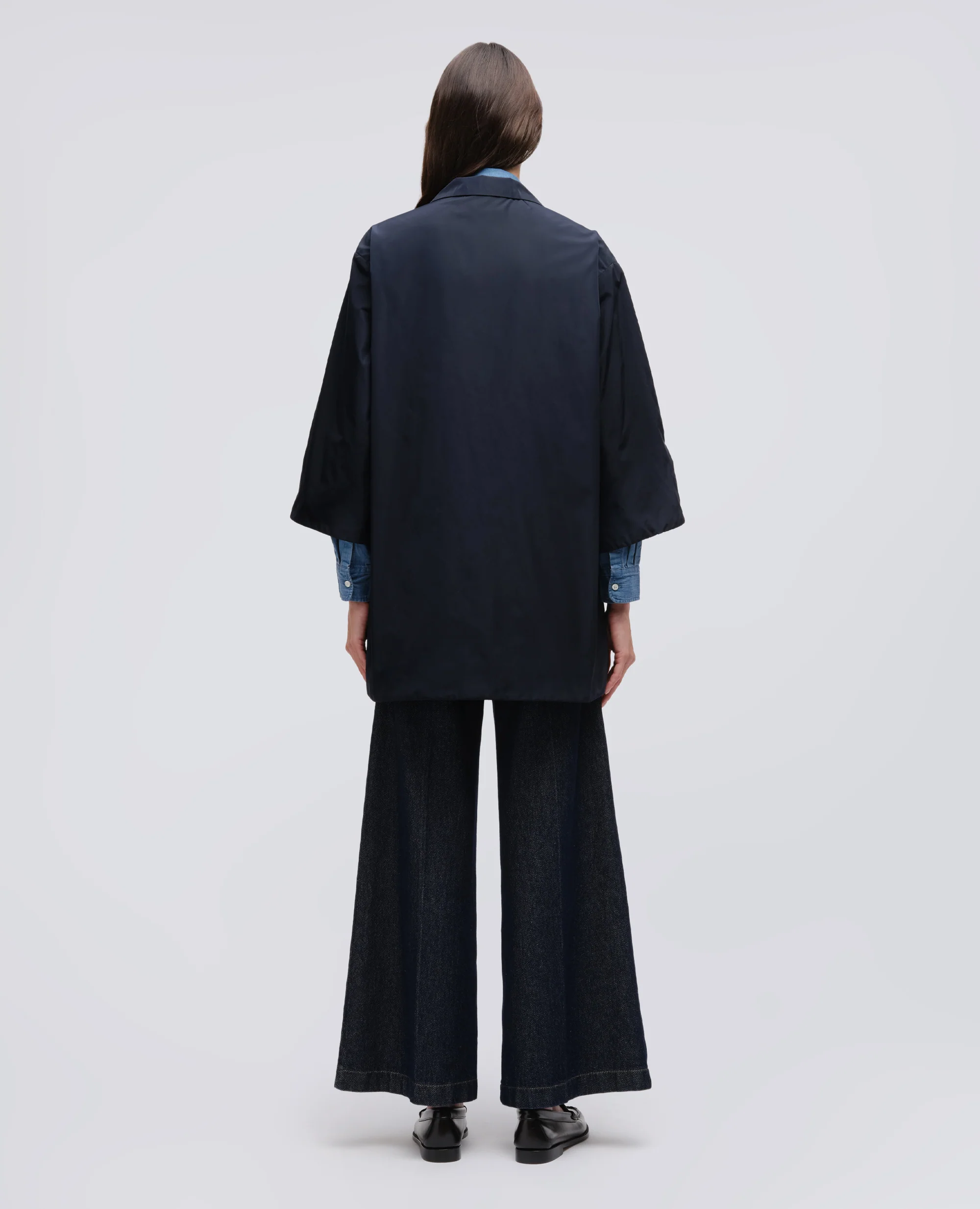 SOPRABITO IN TAFFETA TECNICO - BLU NERO - Image 3