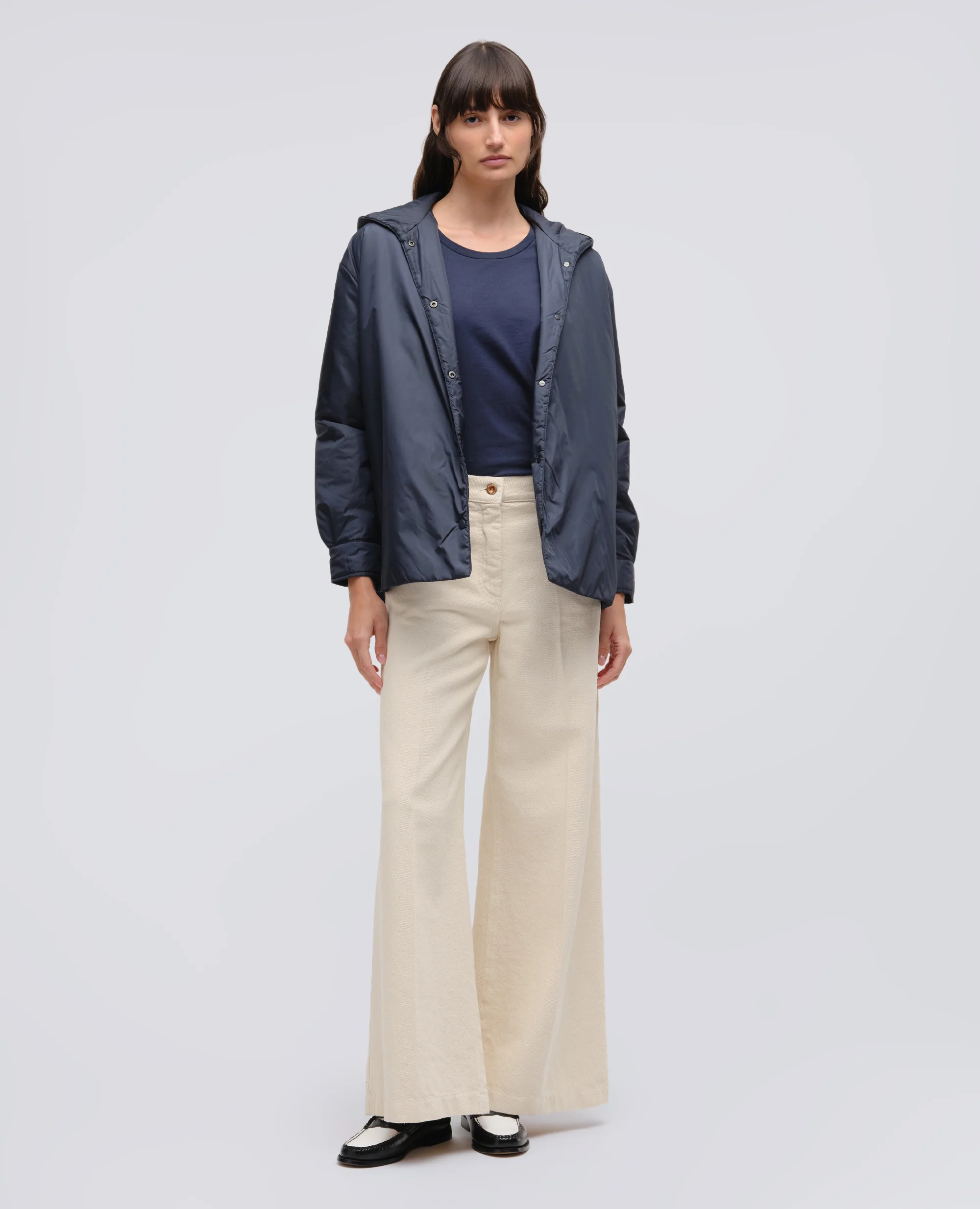 T-SHIRT IN JERSEY DI COTONE - BLU - Image 2