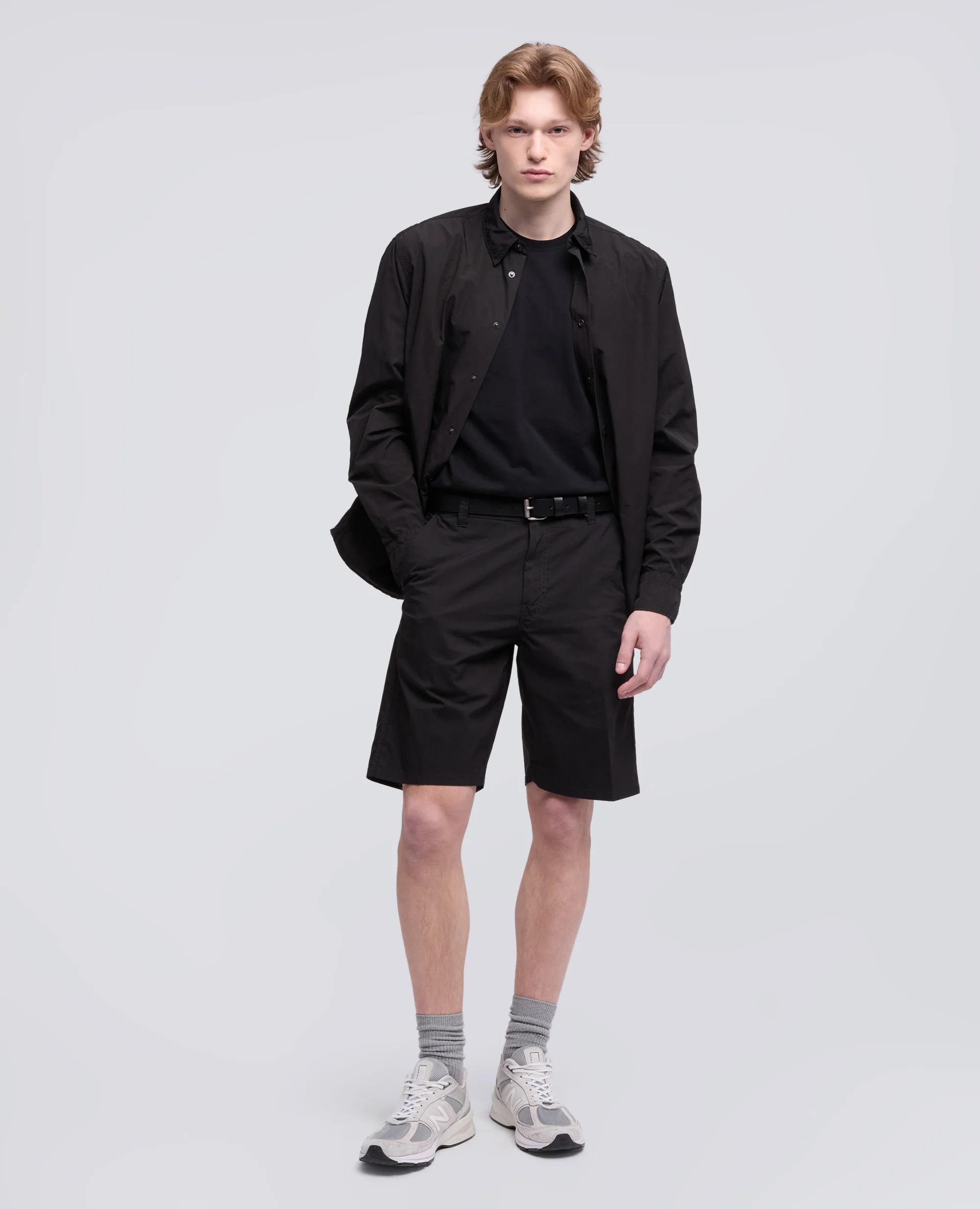 T-SHIRT IN JERSEY DI COTONE - NERO - Image 2