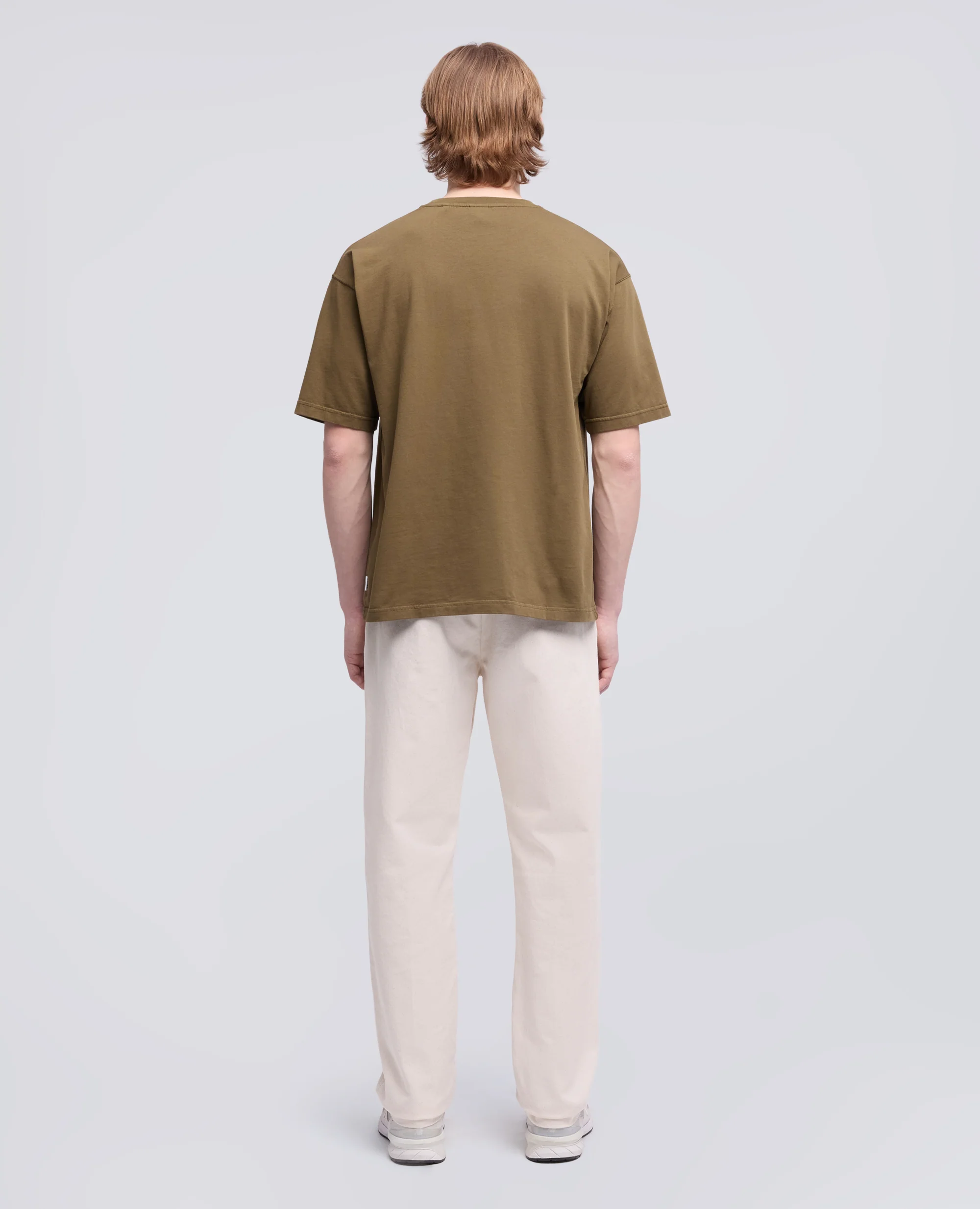 T-SHIRT "NOT THIS YEAR" IN JERSEY DI COTONE - MILITAR+SCRITTA ROSS - Image 3